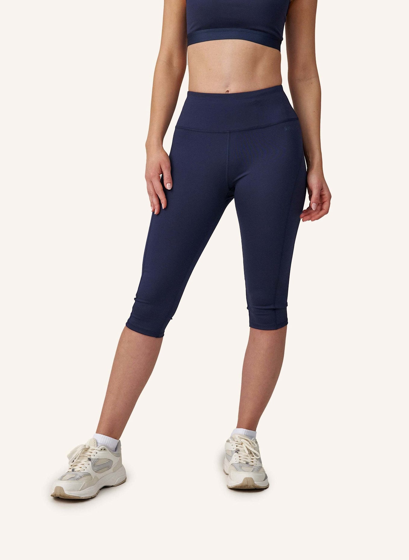 SNOCKS Capri Leggings: DUNKELBLAU