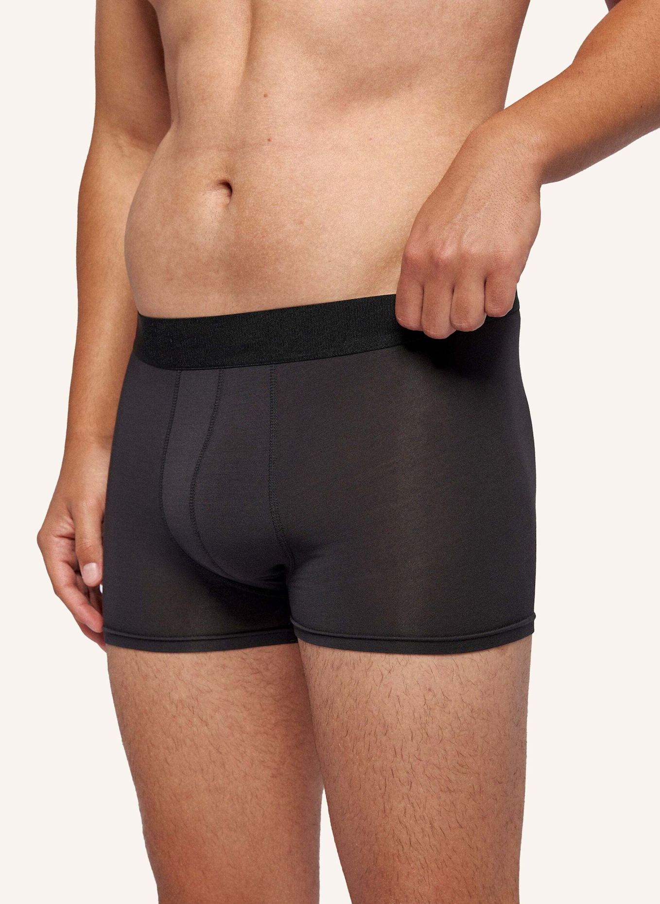 SNOCKS Premium Boxershorts ohne Logo: SCHWARZ
