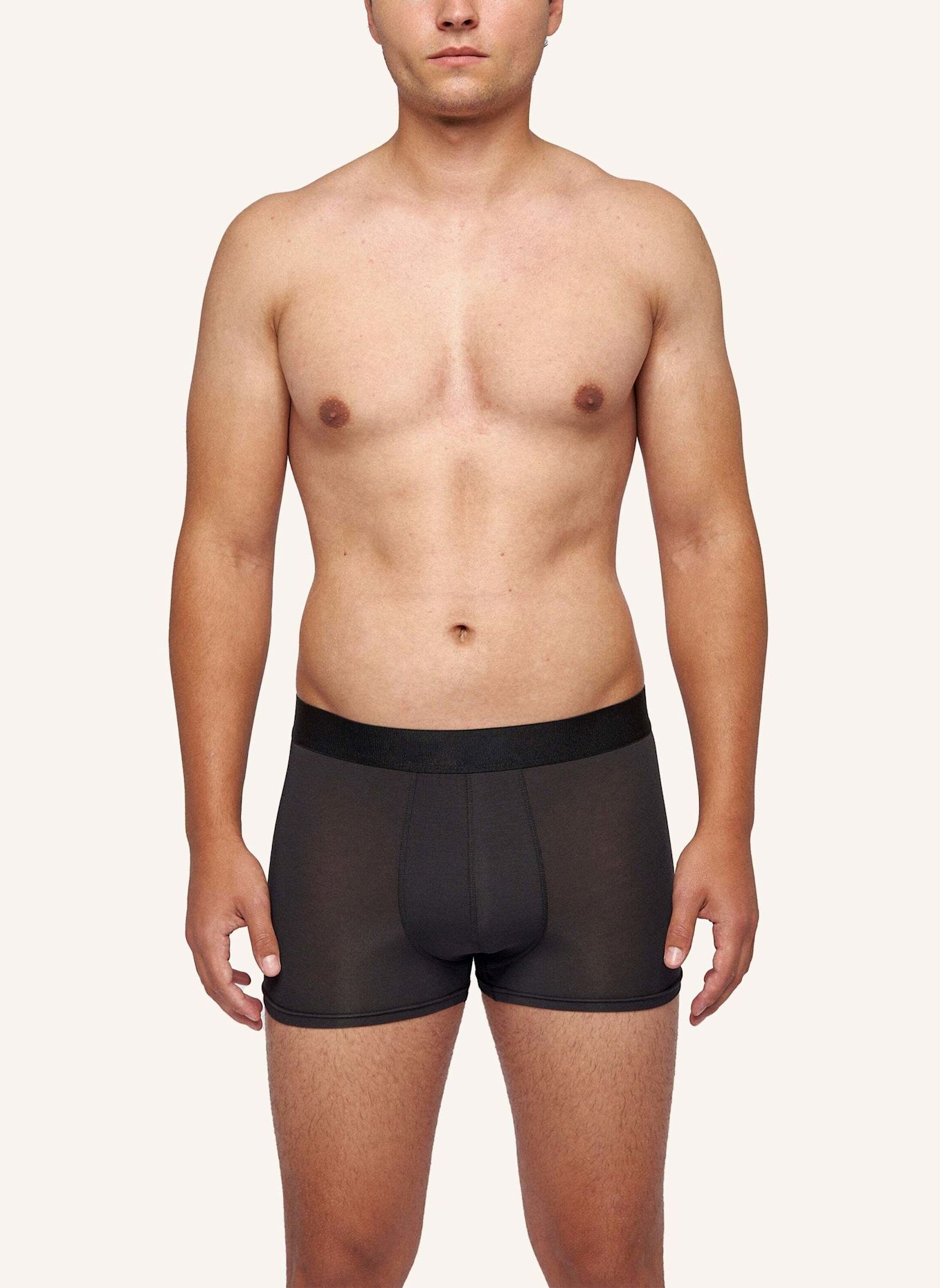 SNOCKS Premium Boxershorts ohne Logo: SCHWARZ