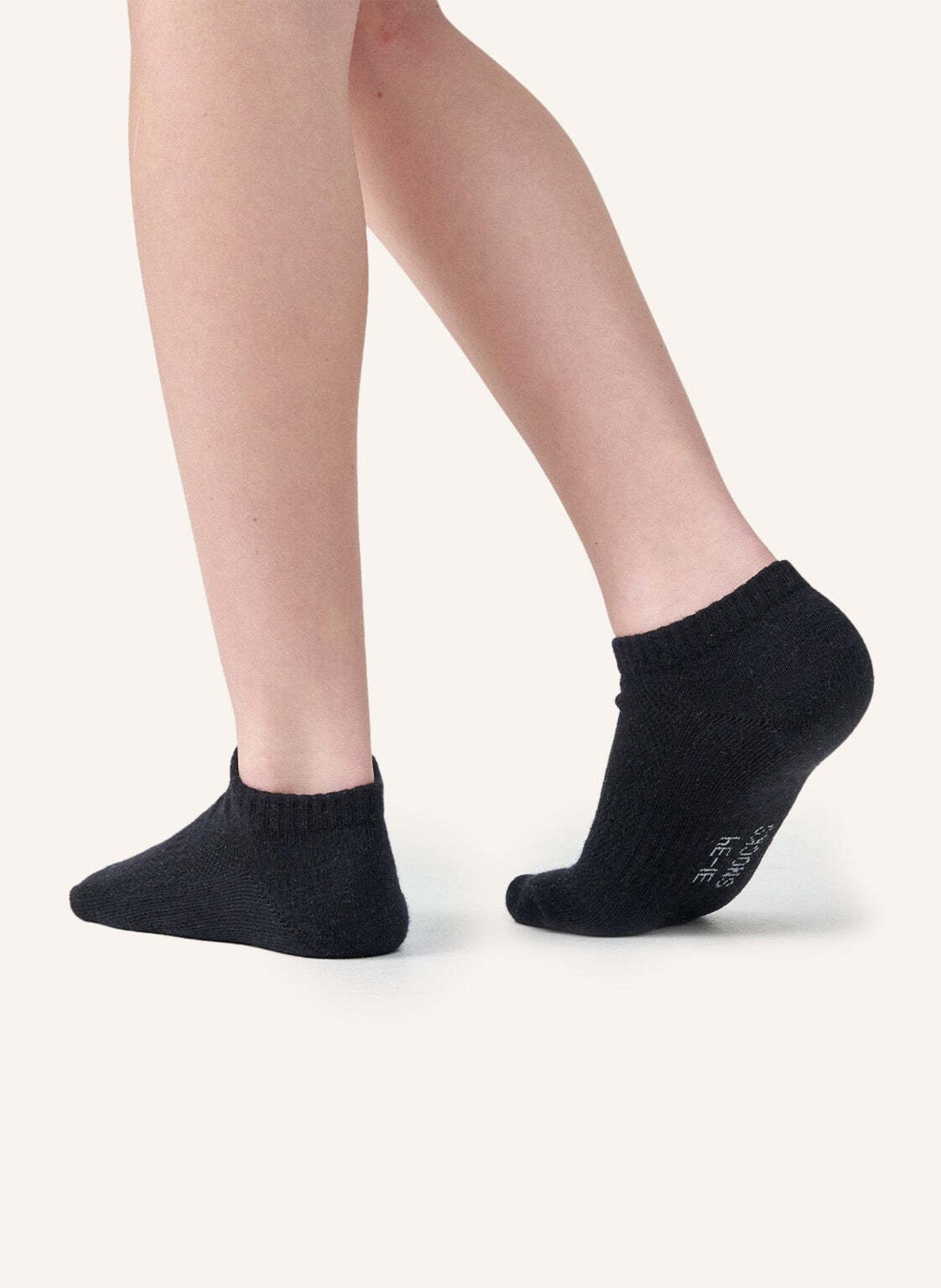 SNOCKS Kinder Sneaker Socken: SCHWARZ