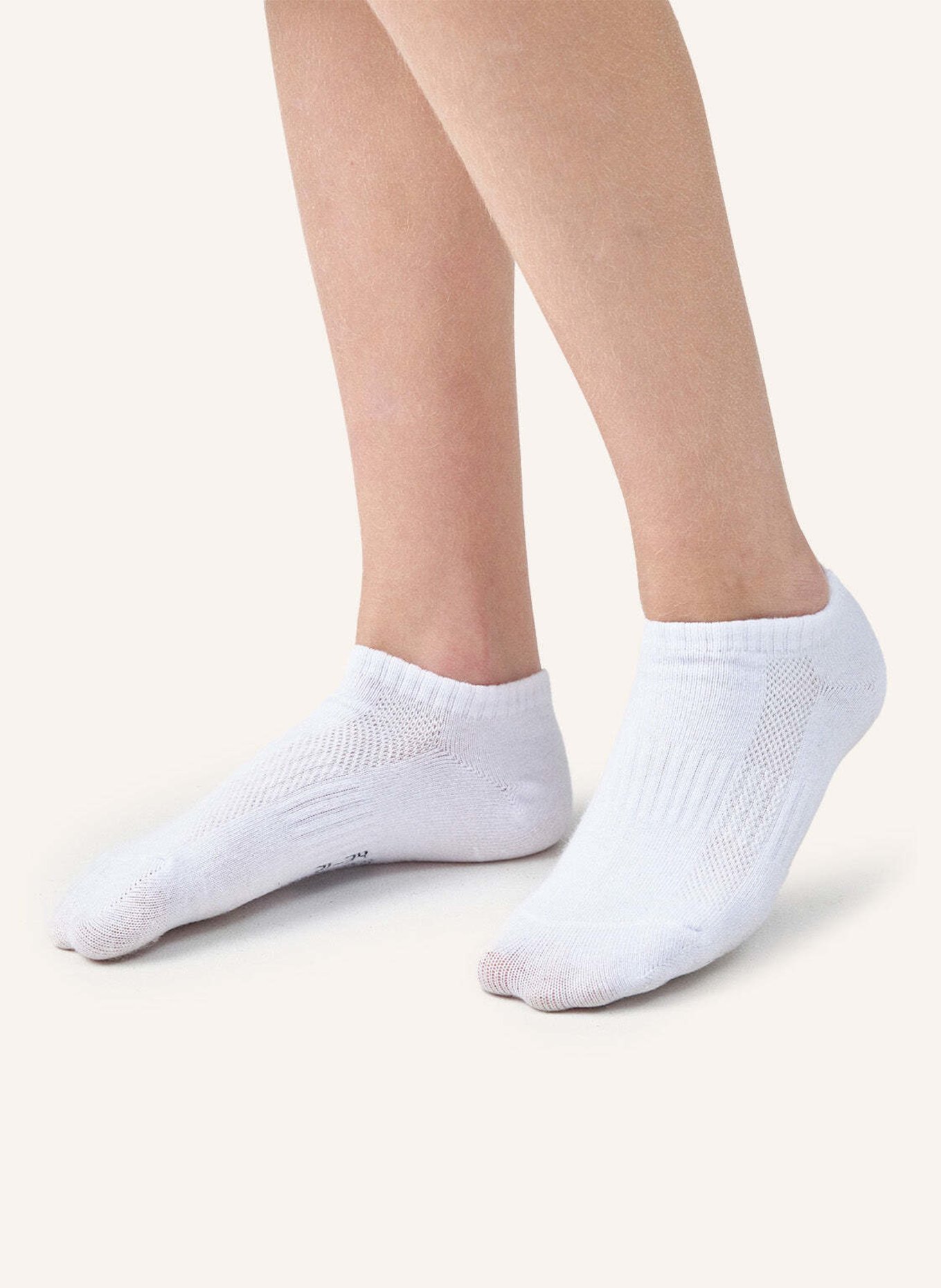 SNOCKS Kinder Sneaker Socken: WEISS