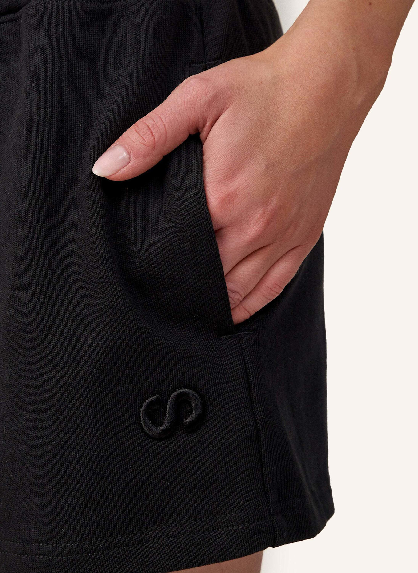 SNOCKS Sweatshorts Damen: SCHWARZ