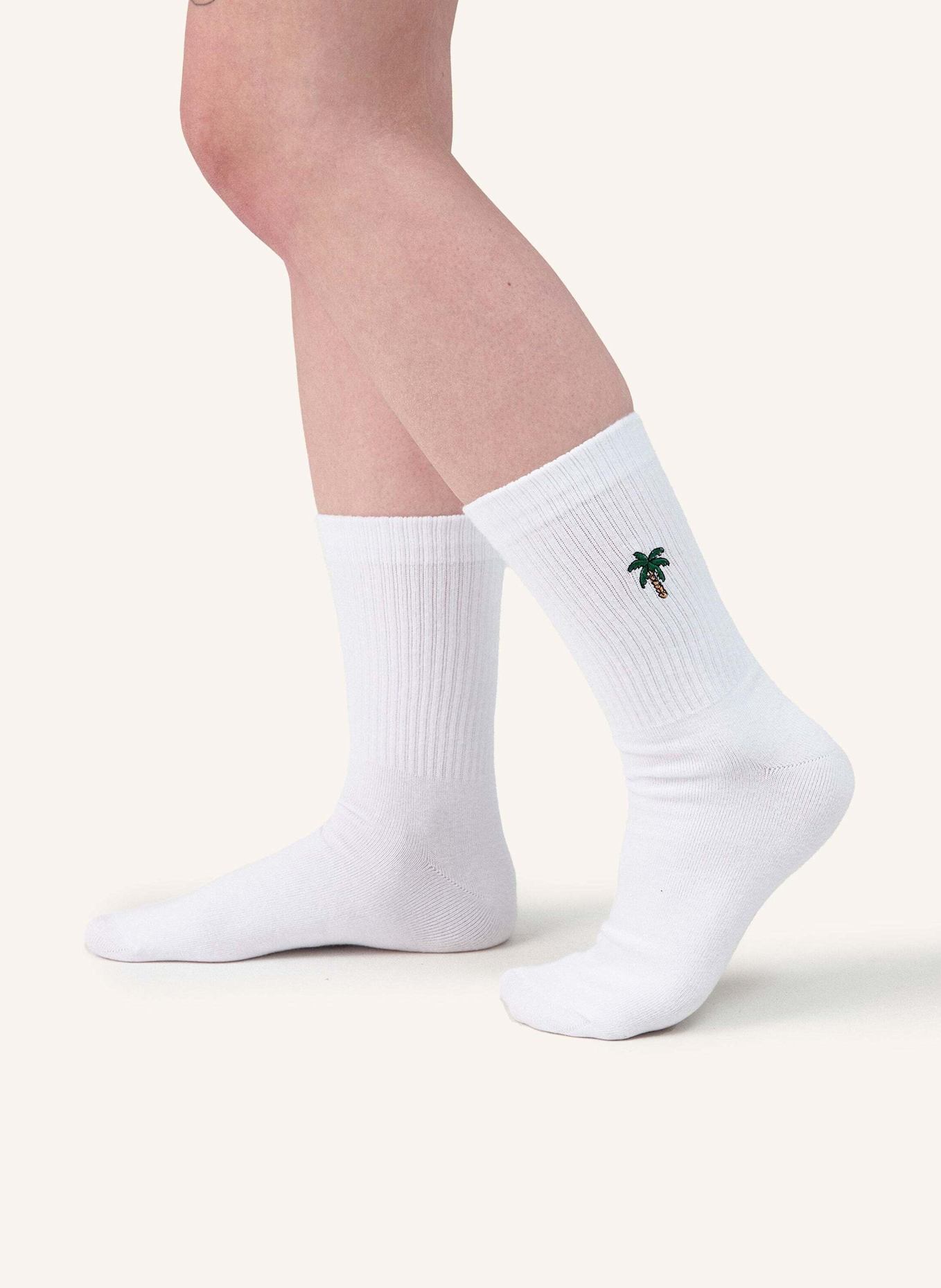 SNOCKS Tennissocken: WEISS