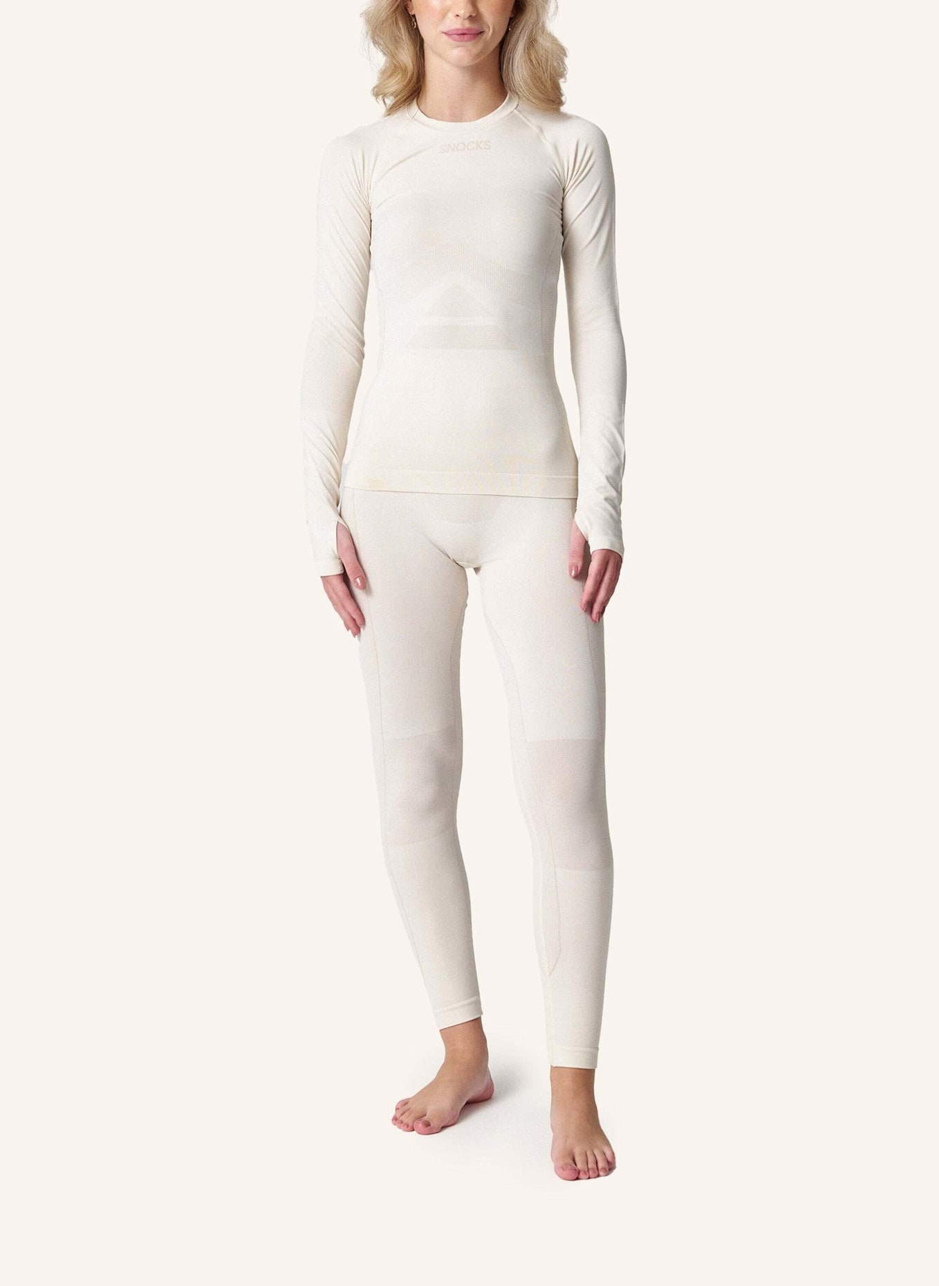 SNOCKS Thermounterwäsche: CREME