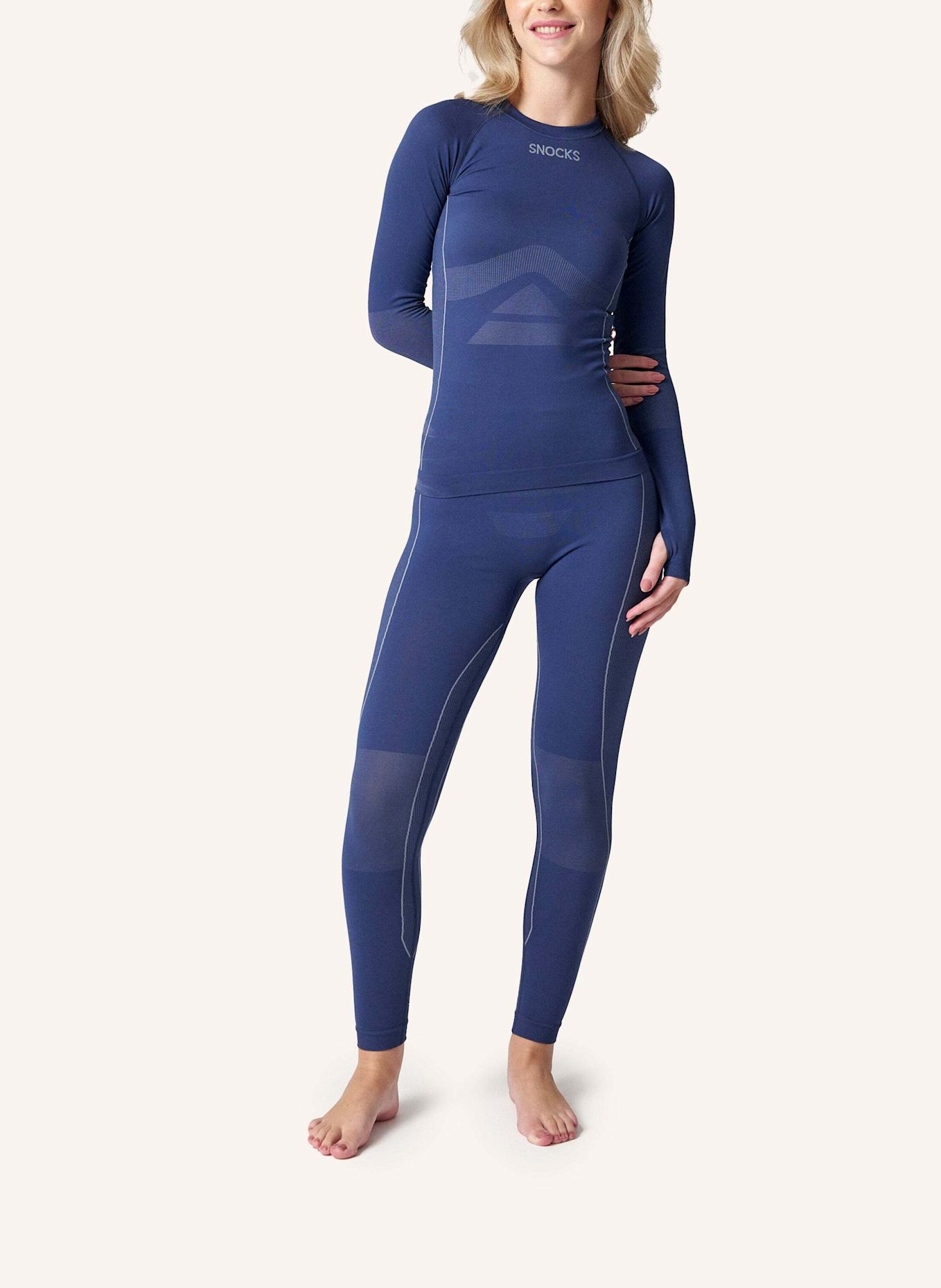 SNOCKS Thermounterwäsche: DUNKELBLAU