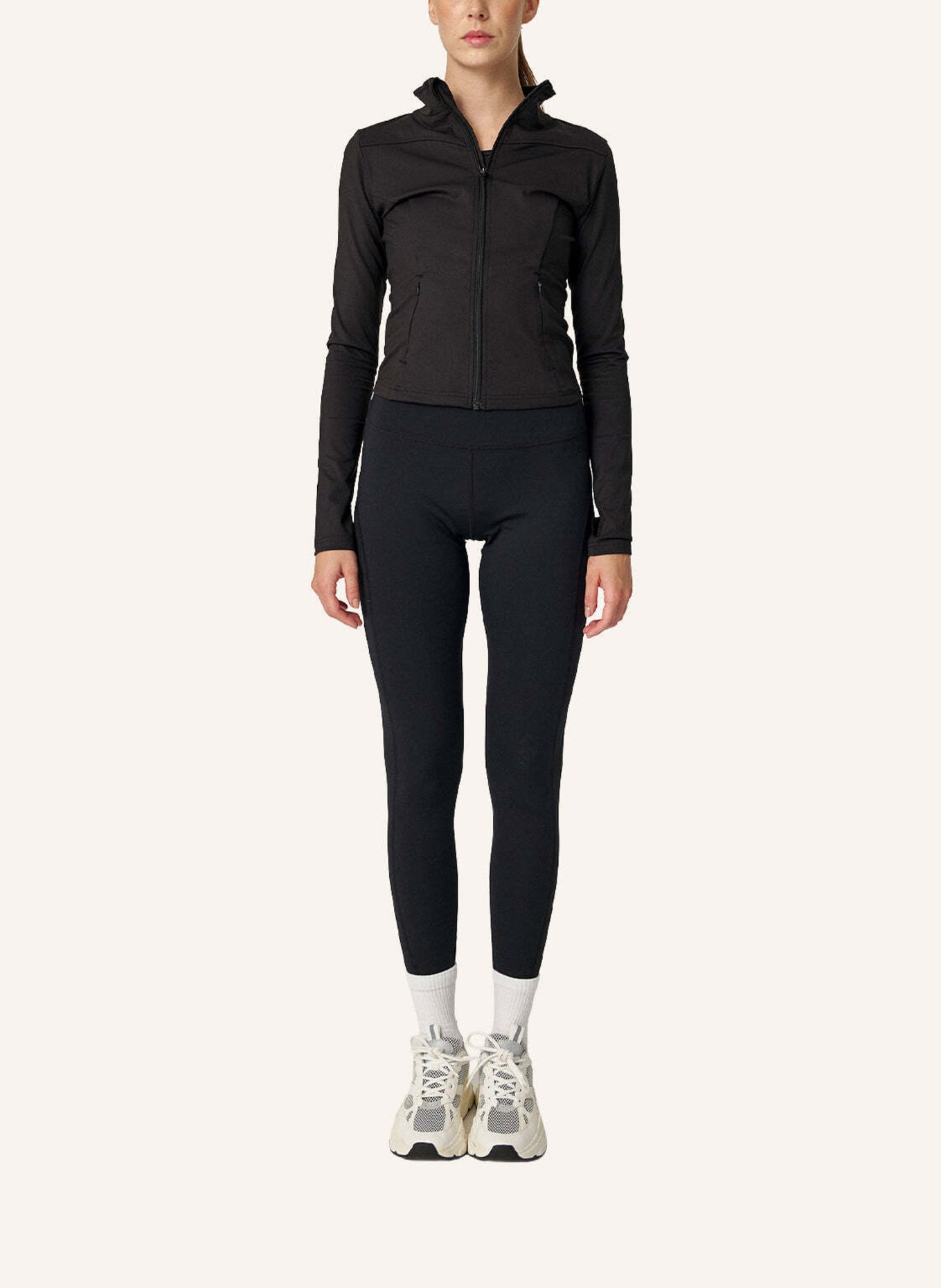 SNOCKS Sportjacke Damen mit Reißverschluss: SCHWARZ