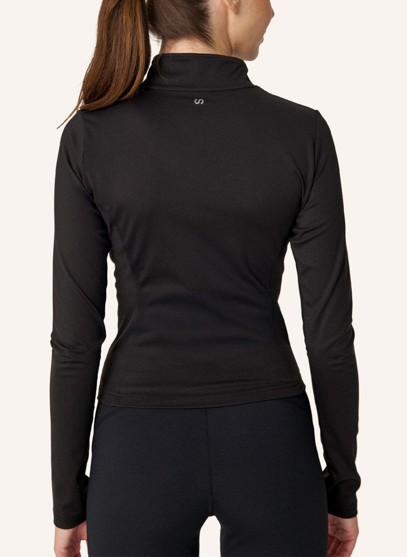 SNOCKS Sportjacke Damen mit Reißverschluss: SCHWARZ