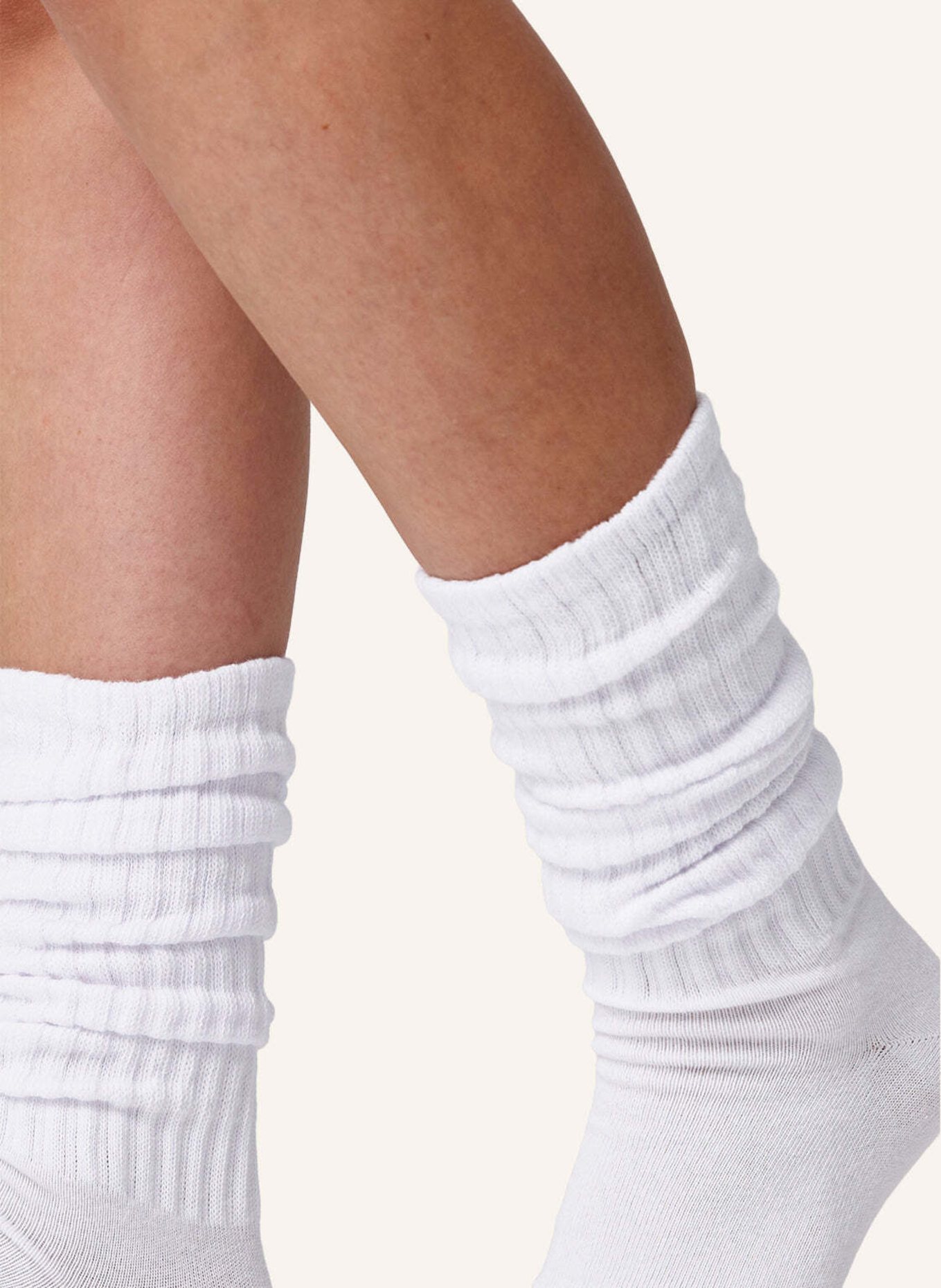 SNOCKS Slouch Socken: WEISS