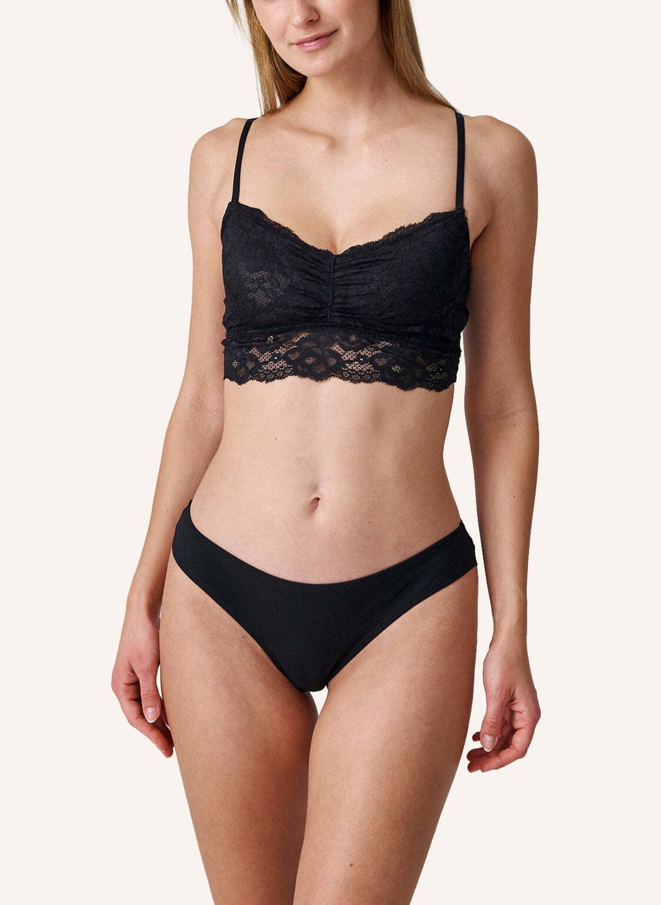 SNOCKS Tangas mit Spitze back ass: LILA/ ROT/ SCHWARZ