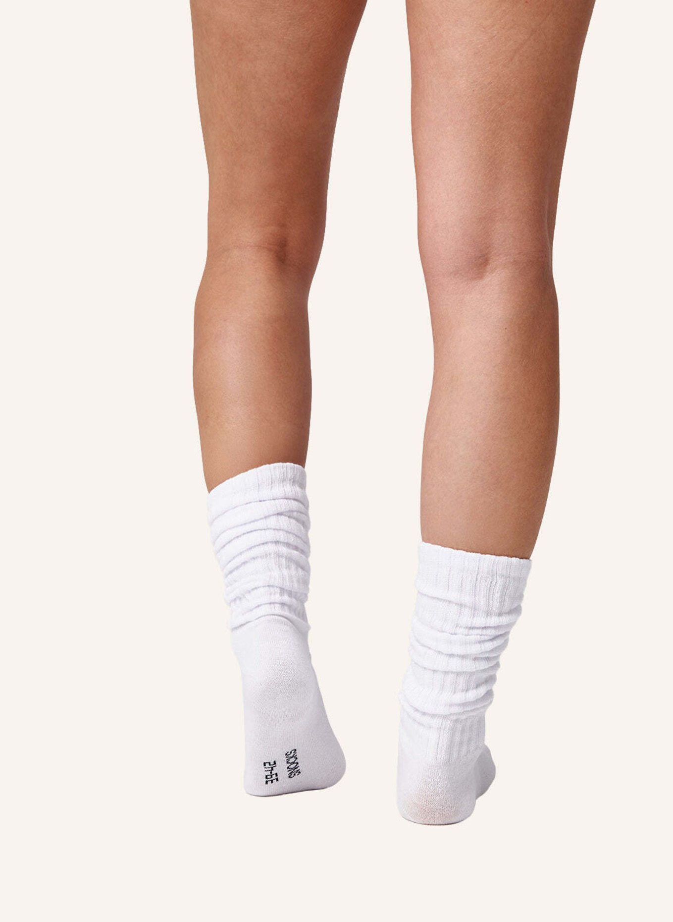 SNOCKS Slouch Socken: WEISS