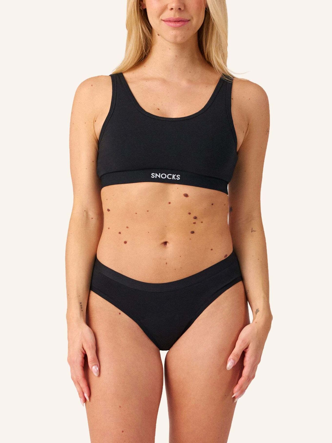 SNOCKS Perioden Slip STRONG: SCHWARZ