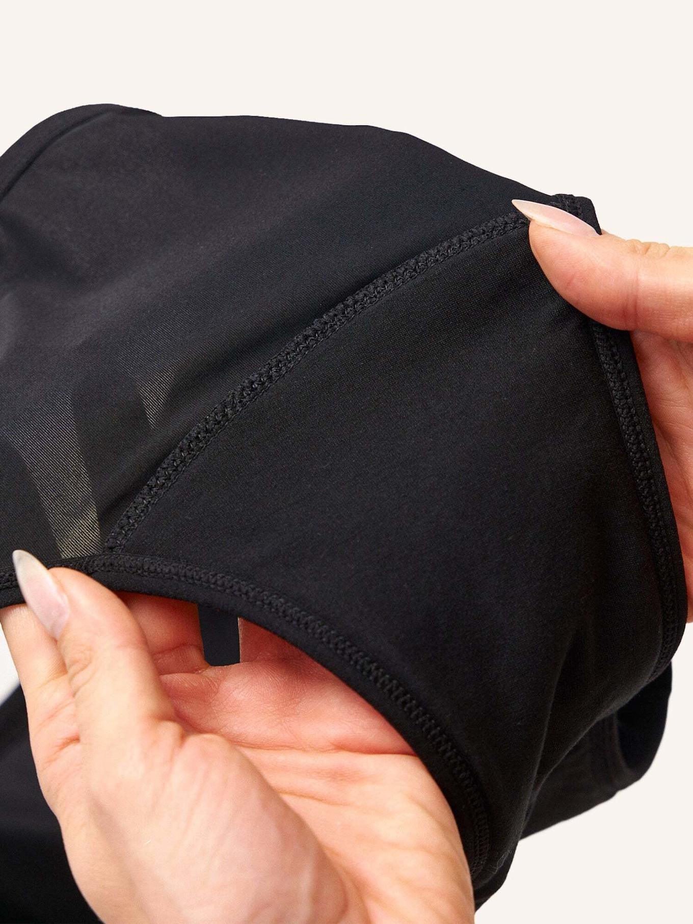 SNOCKS Perioden High Waist Slip STRONG: SCHWARZ