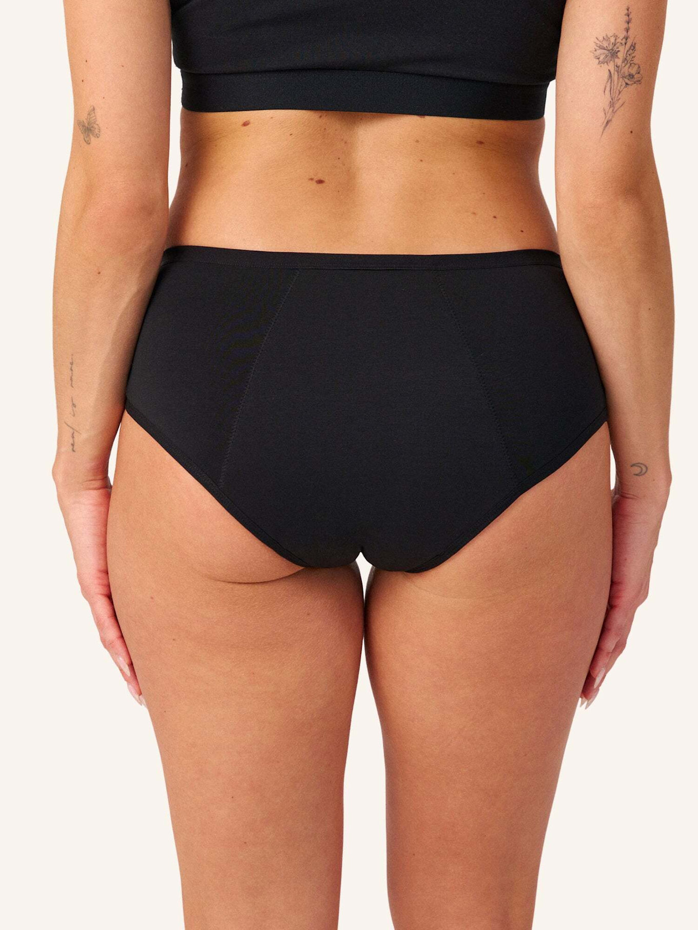 SNOCKS Perioden Hipster Panty STRONG: SCHWARZ