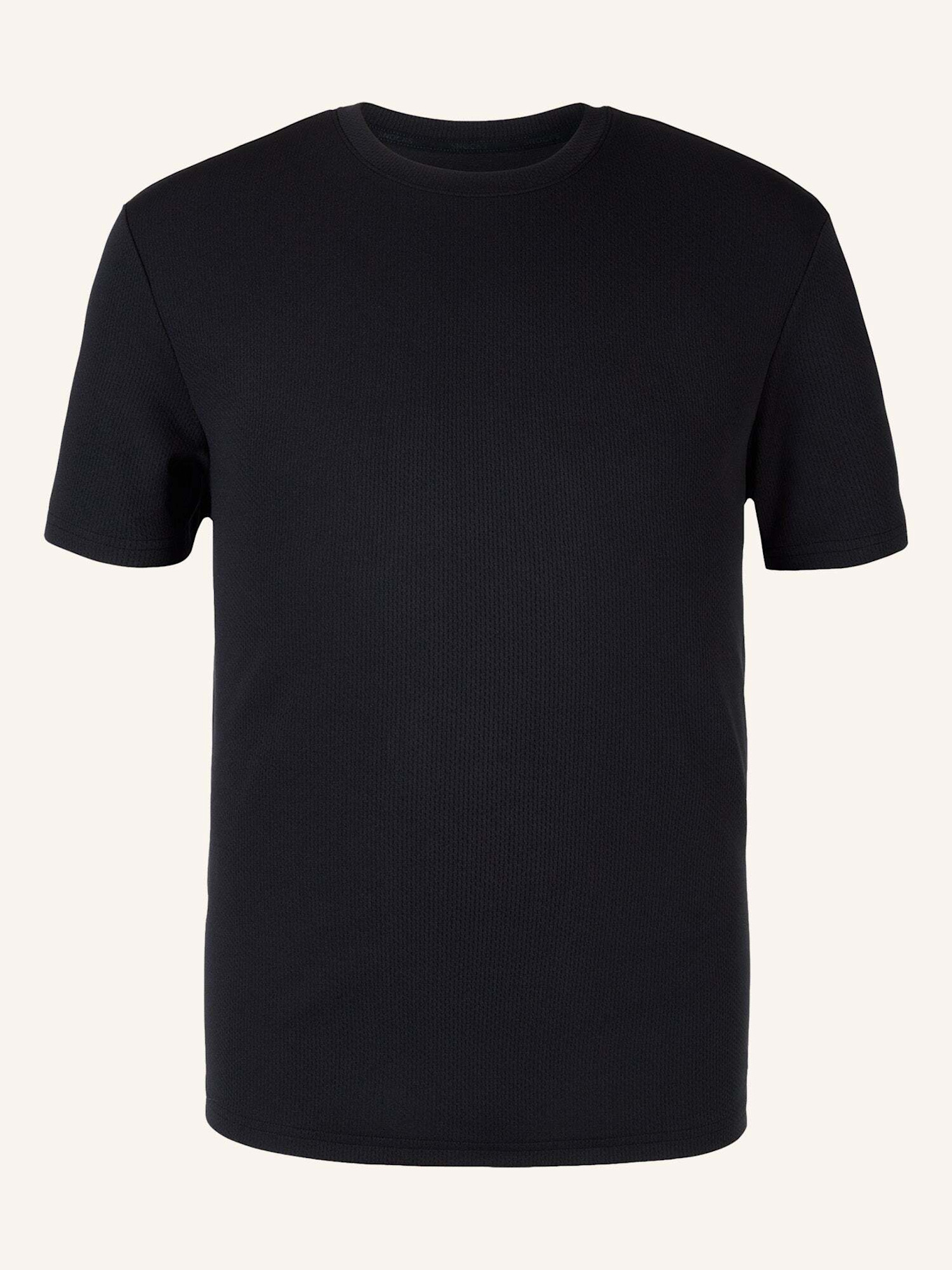 SNOCKS Trainingsshirt Allover Mesh Herren: SCHWARZ