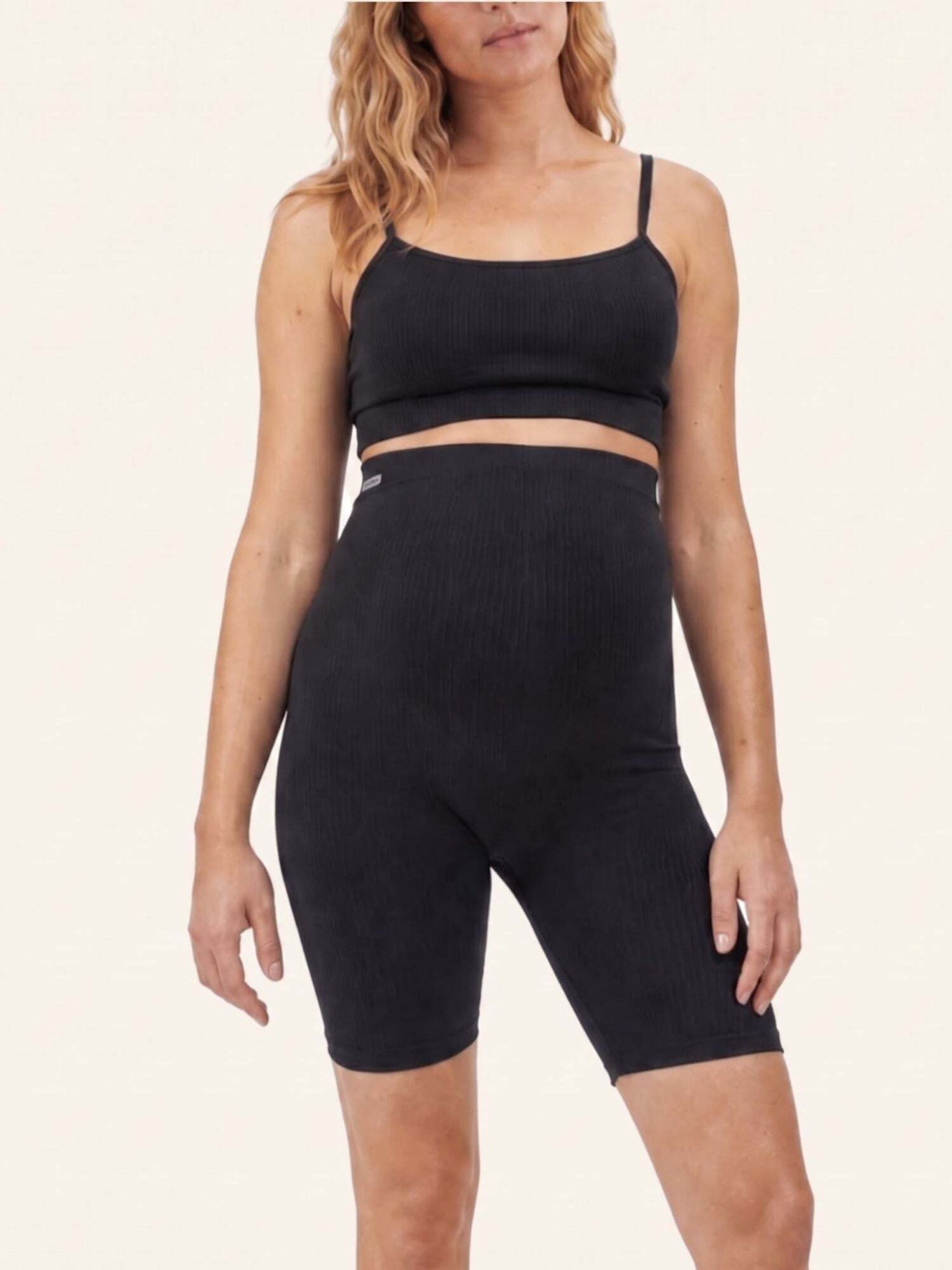 SNOCKS Umstandsshorts Seamless: SCHWARZ