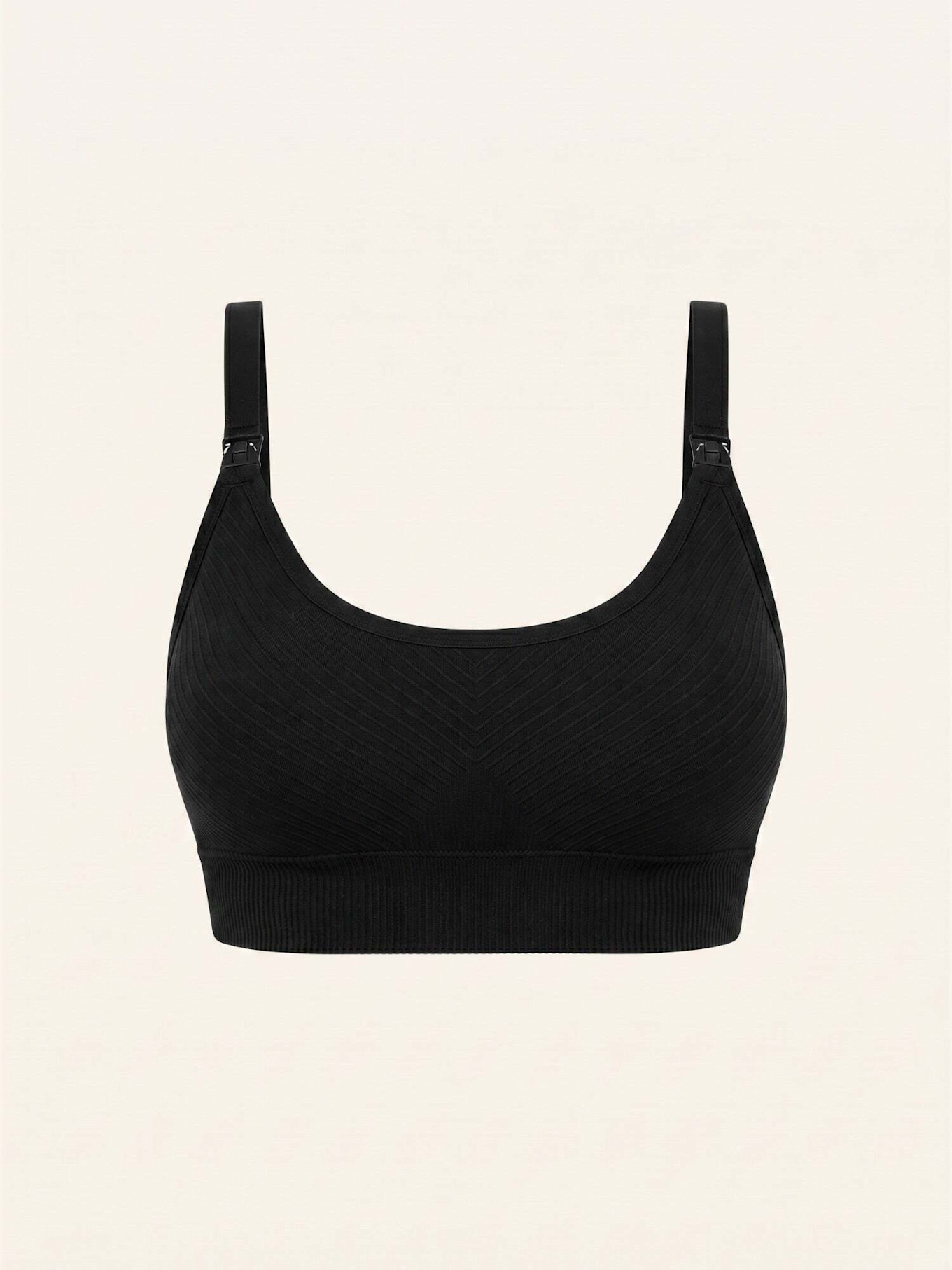 SNOCKS Umstands-BH Seamless: SCHWARZ