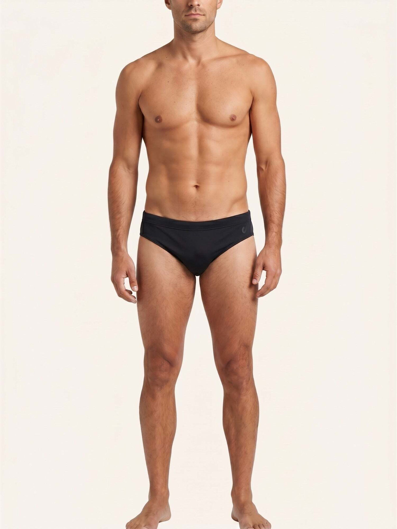 SNOCKS Badeslip Herren: SCHWARZ