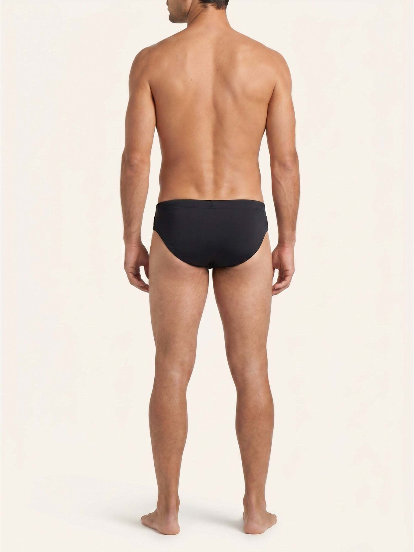SNOCKS Badeslip Herren: SCHWARZ