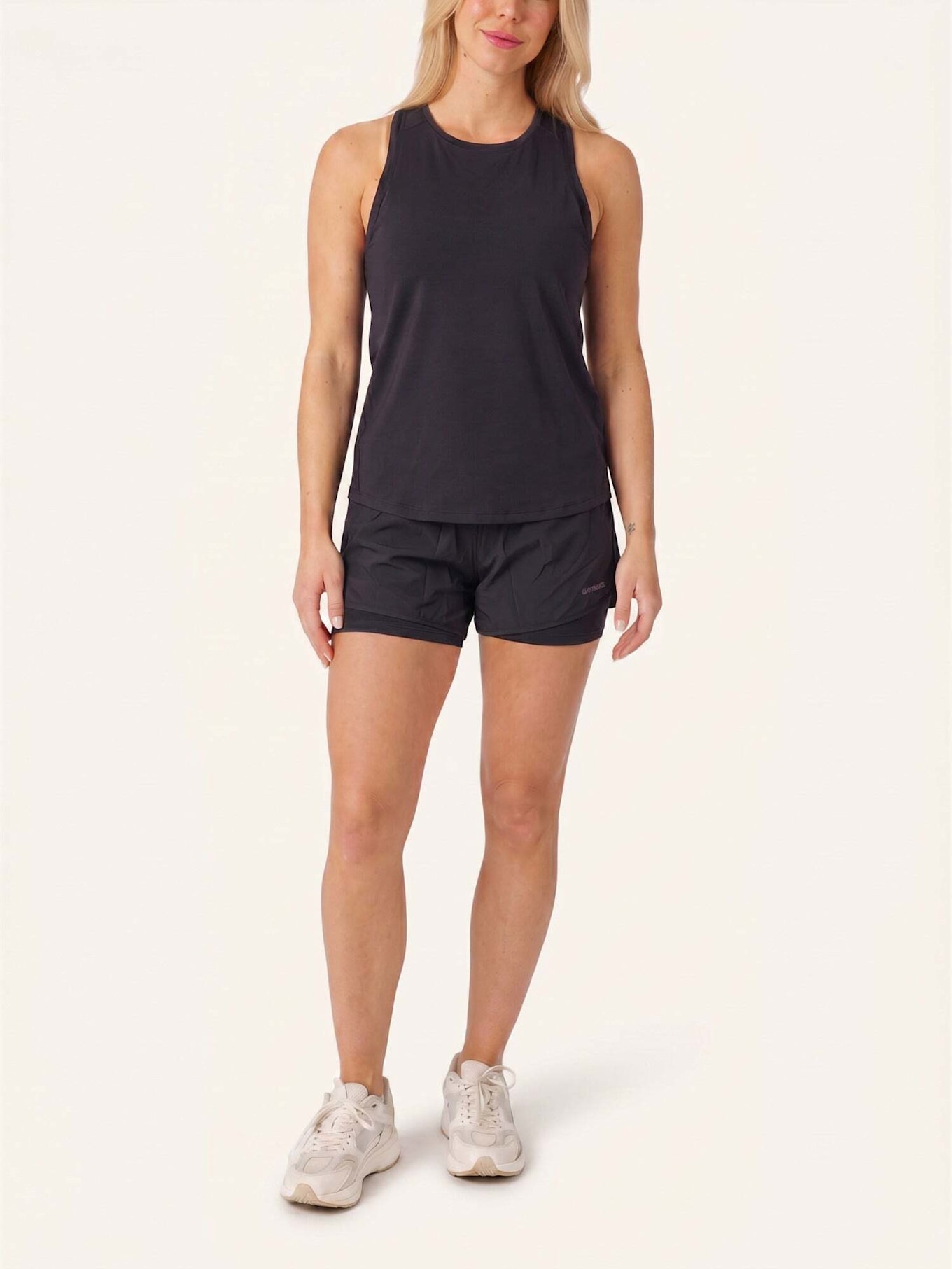 SNOCKS Sport Tank Top Damen: SCHWARZ