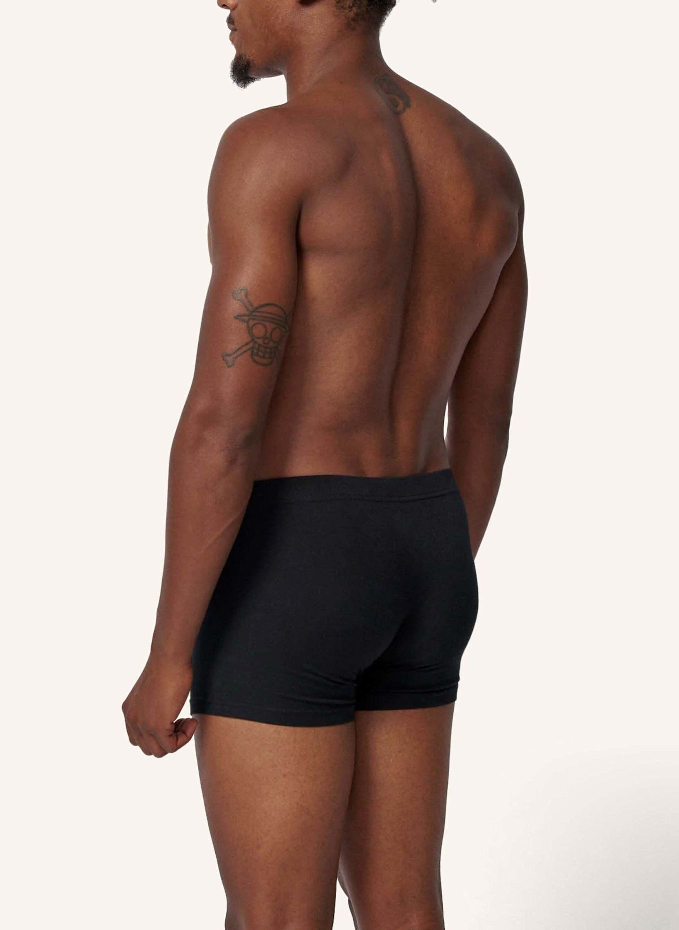 SNOCKS Retro Boxershorts: SCHWARZ
