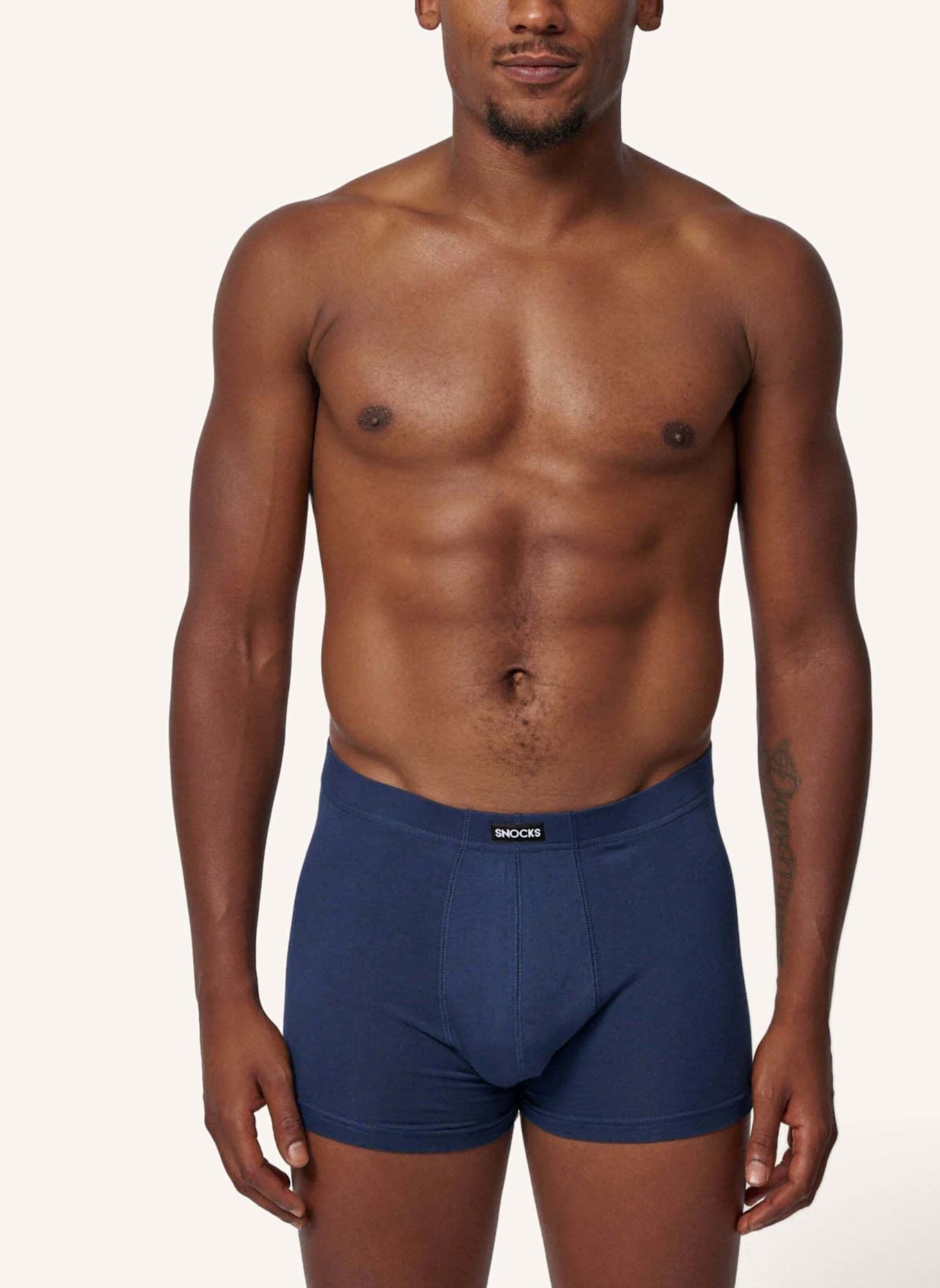 SNOCKS Retro Boxershorts: BLAU