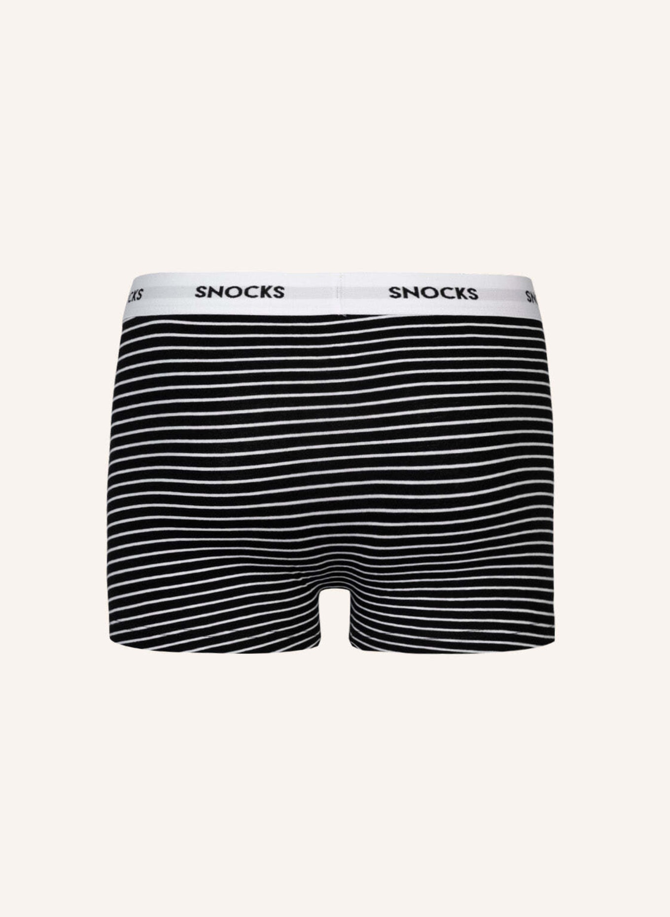 SNOCKS 6er-Pack Boxershorts mit farbigem Bund, Farbe: SCHWARZ/ WEISS (Bild 2)