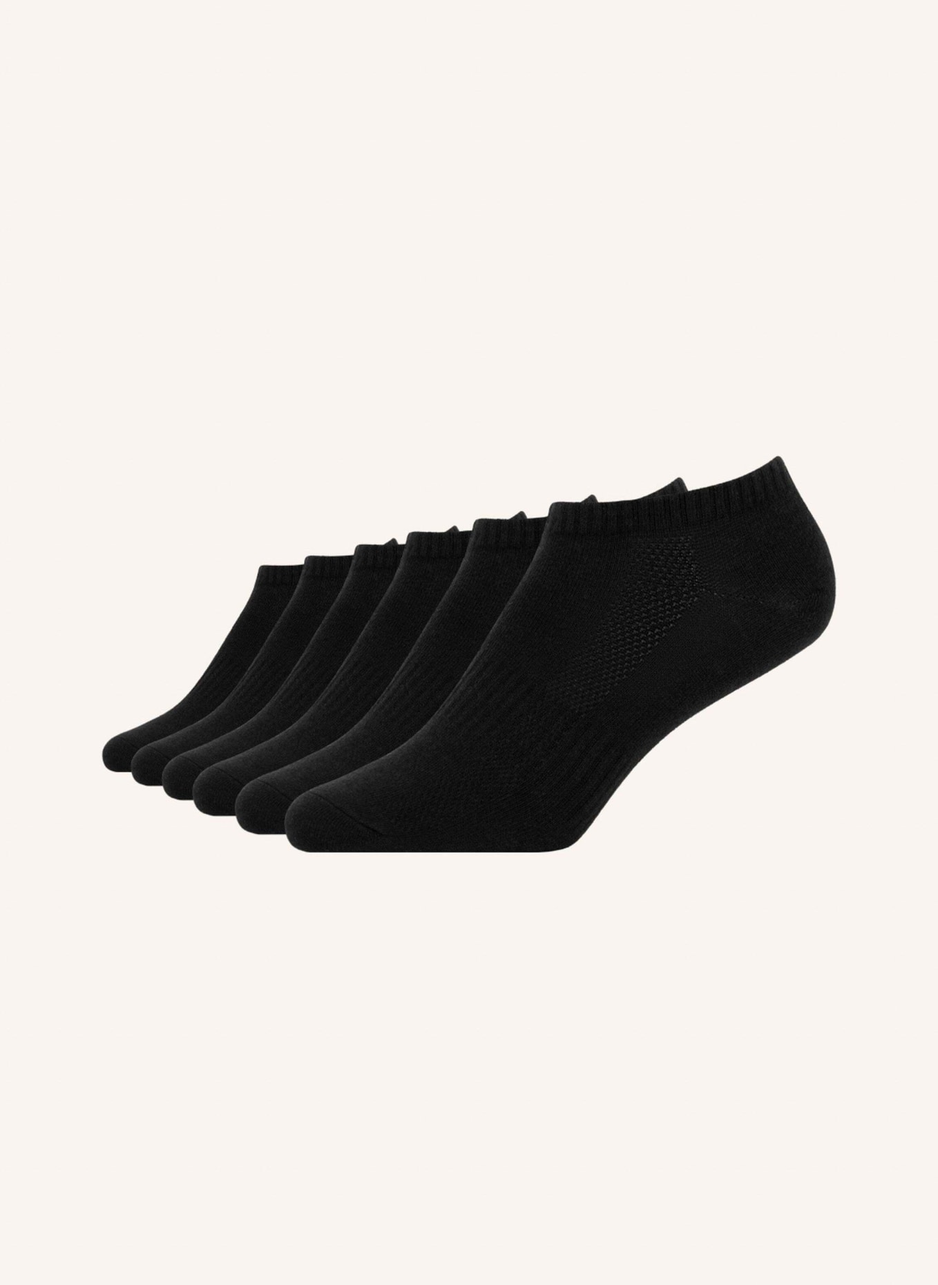 SNOCKS 6er-Pack Sneakersocken, Farbe: SCHWARZ (Bild 1)