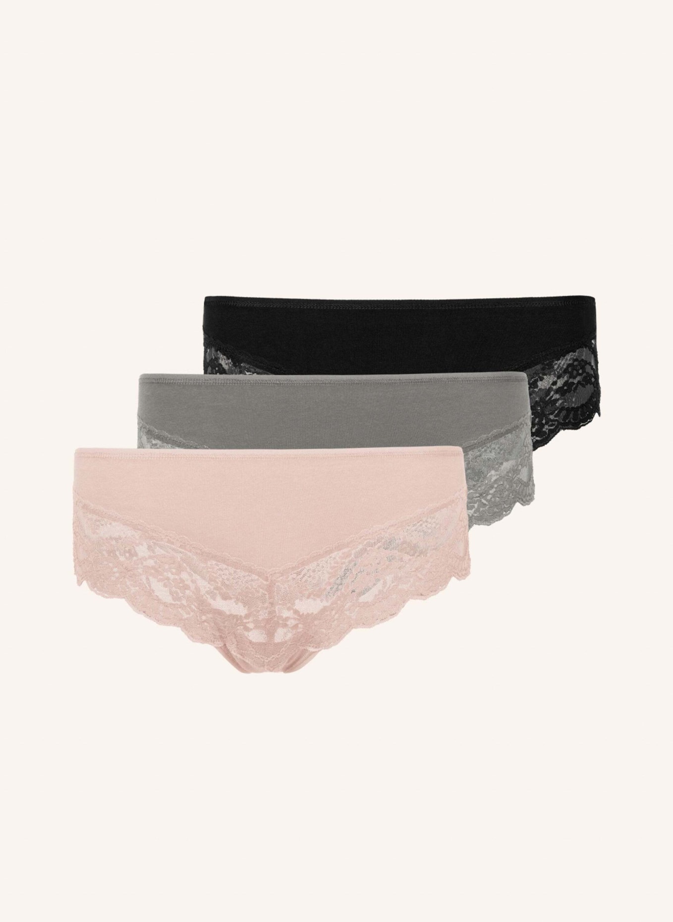 SNOCKS 3er-Pack Panties, Farbe: HELLGRÜN/ SCHWARZ/ ORANGE (Bild 1)