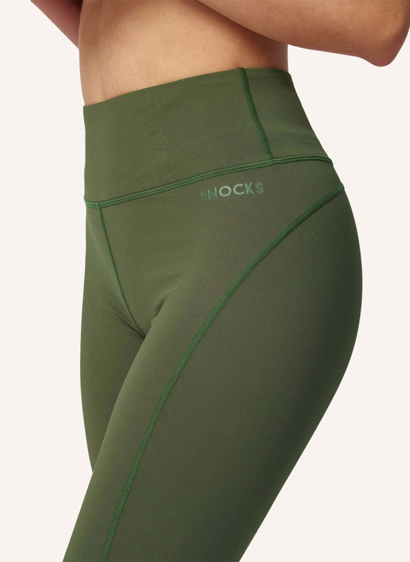 SNOCKS Leggings, Farbe: OLIV (Bild 3)