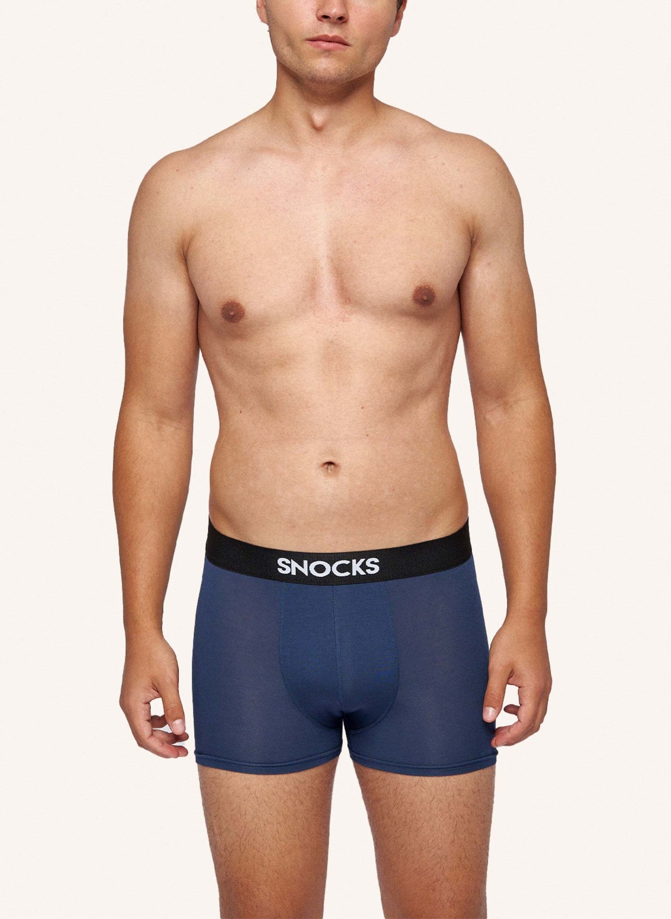 SNOCKS 3er-Pack Modal Boxershorts, Farbe: BLAU (Bild 3)