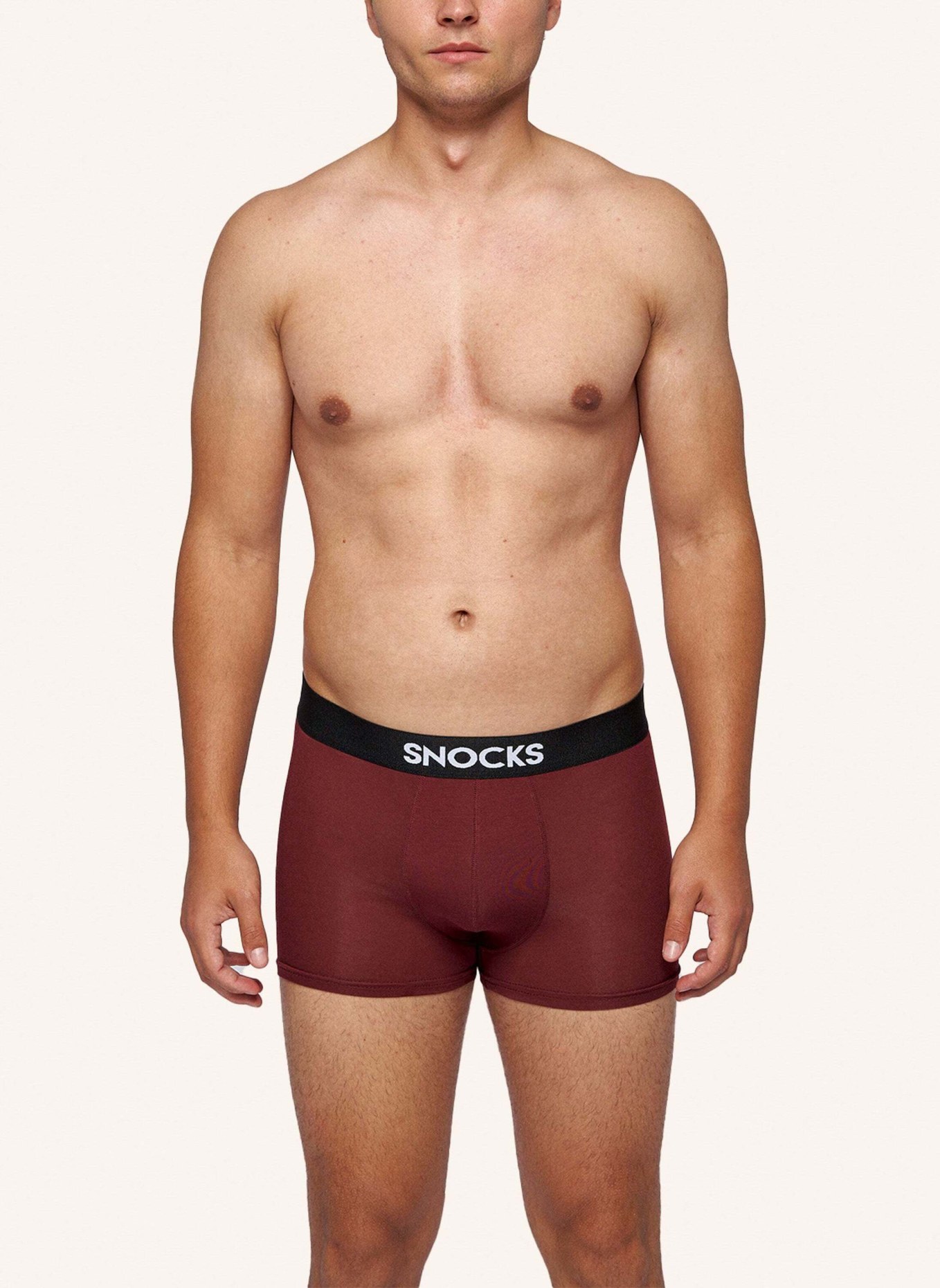 SNOCKS 3er-Pack Modal Boxershorts, Farbe: ROT/ OLIV/ BLAU (Bild 2)