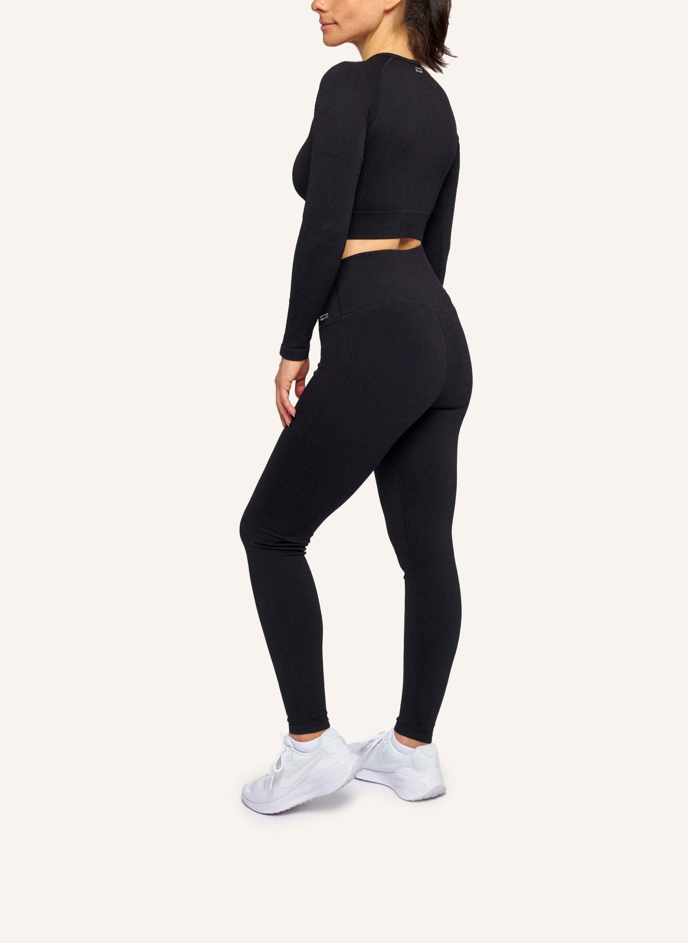 Gerippte Leggings