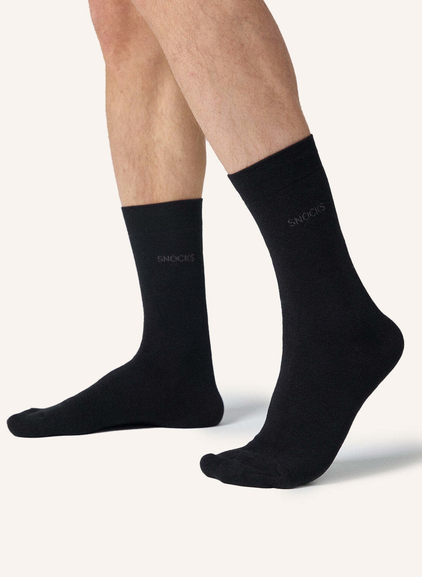 SNOCKS 4er-Pack Socken, Farbe: SCHWARZ (Bild 2)