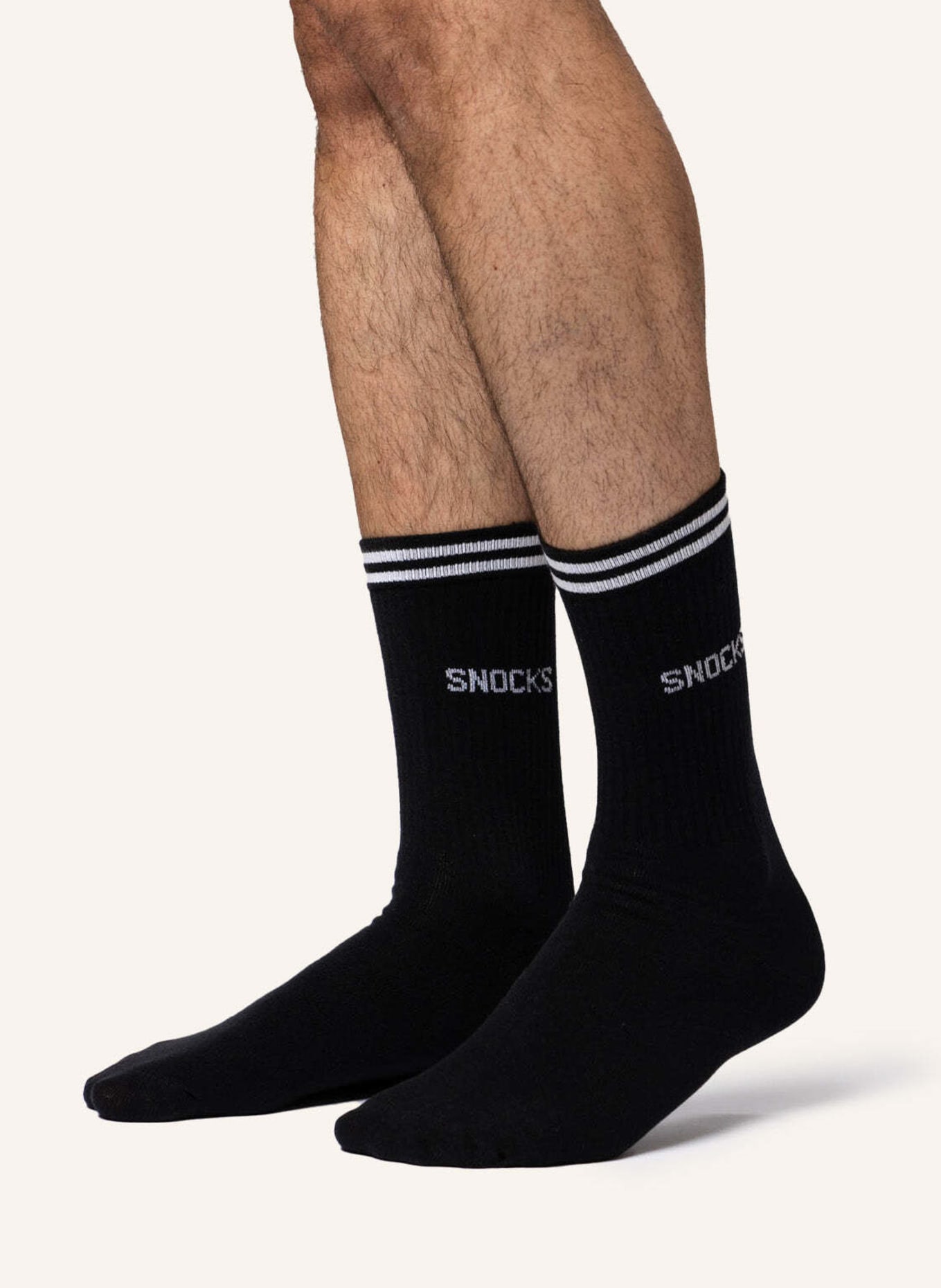 SNOCKS 4er-Pack Sportsocken, Farbe: SCHWARZ (Bild 2)