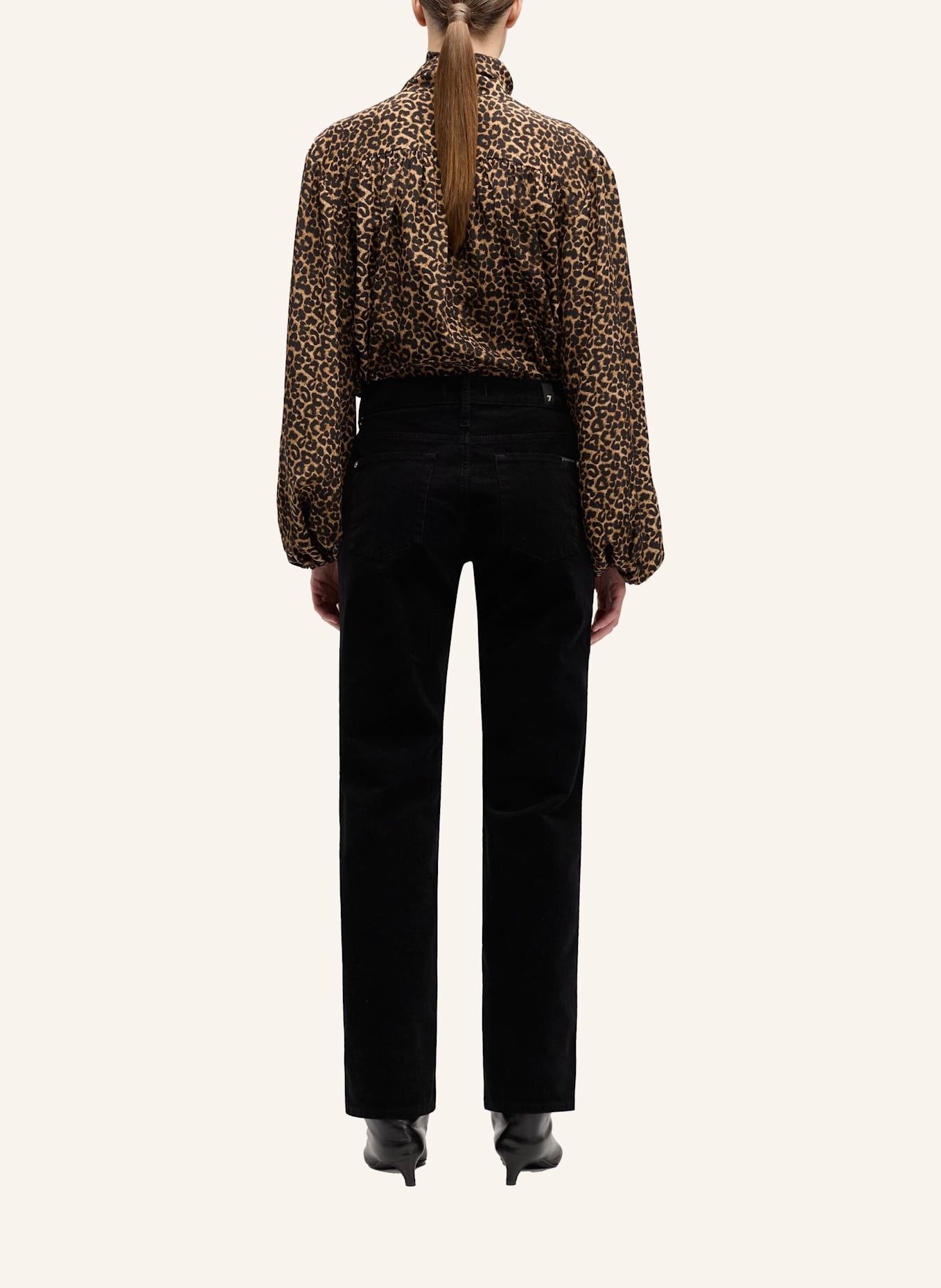 7 for all mankind Jeans CALIE STRAIGHT Straight Fit: SCHWARZ