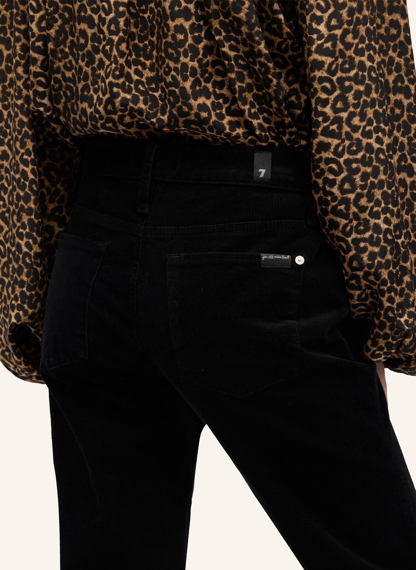 7 for all mankind Jeans CALIE STRAIGHT Straight Fit: SCHWARZ