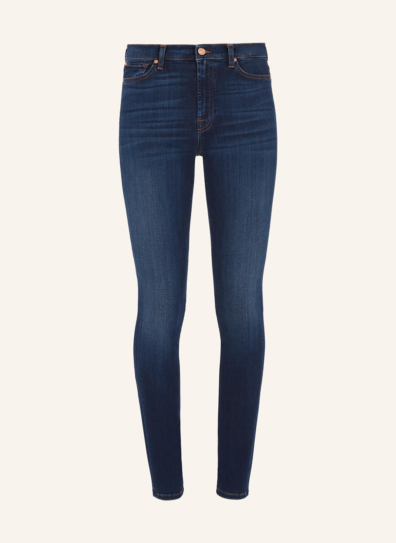 7 for all mankind Jeans HW SKINNY Skinny Fit: BLAU