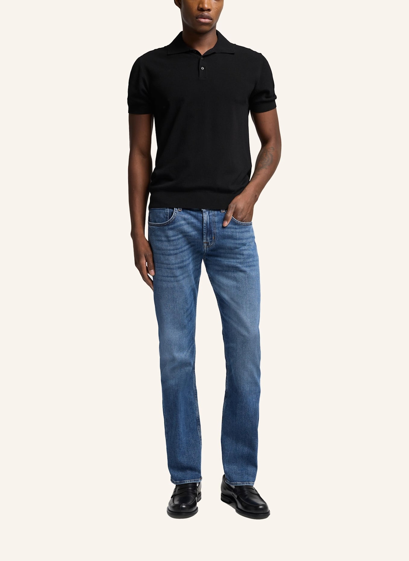 7 for all mankind Jeans THE STRAIGHT Straight Fit: BLAU
