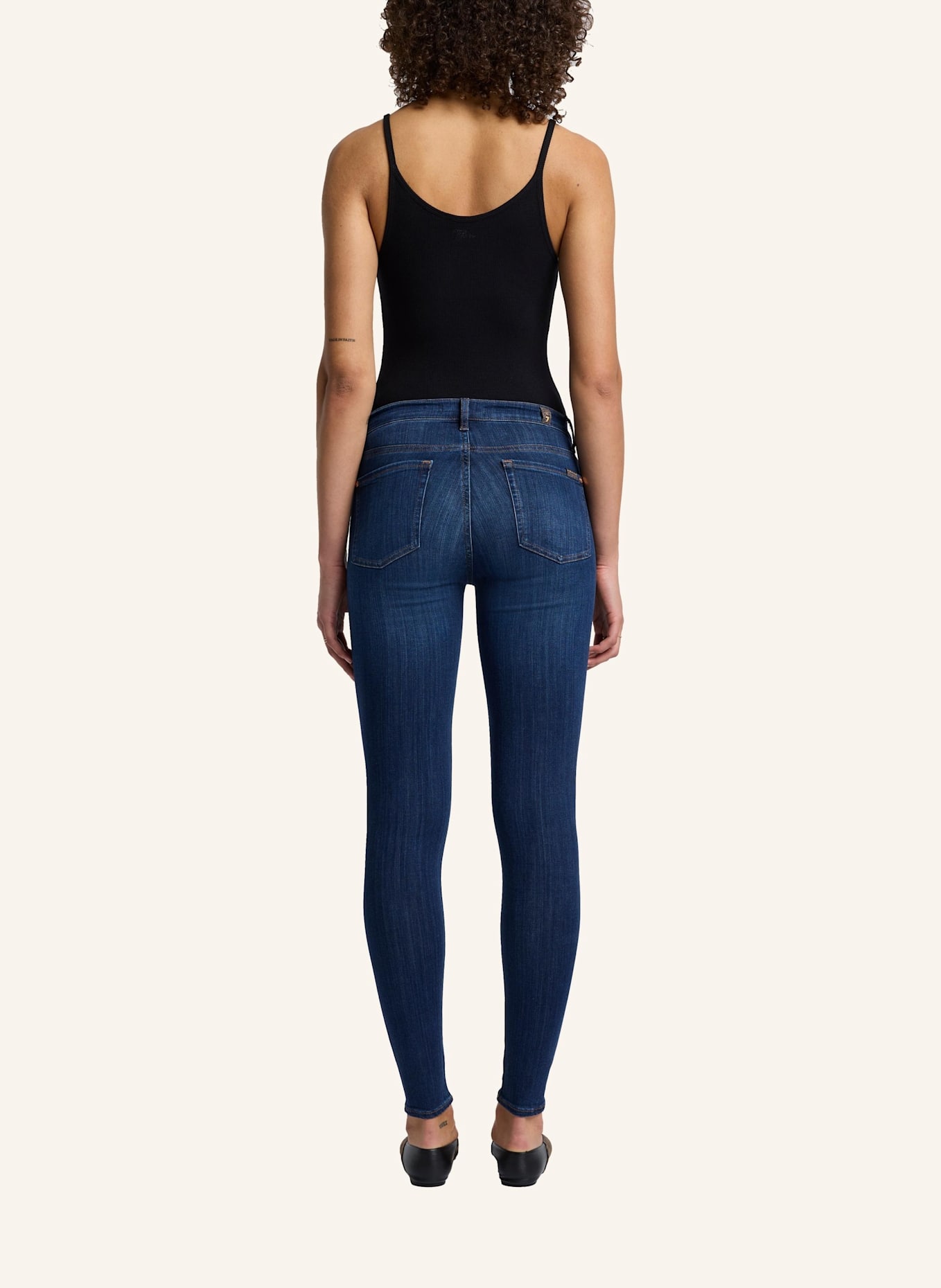 7 for all mankind Jeans HW SKINNY Skinny Fit: BLAU