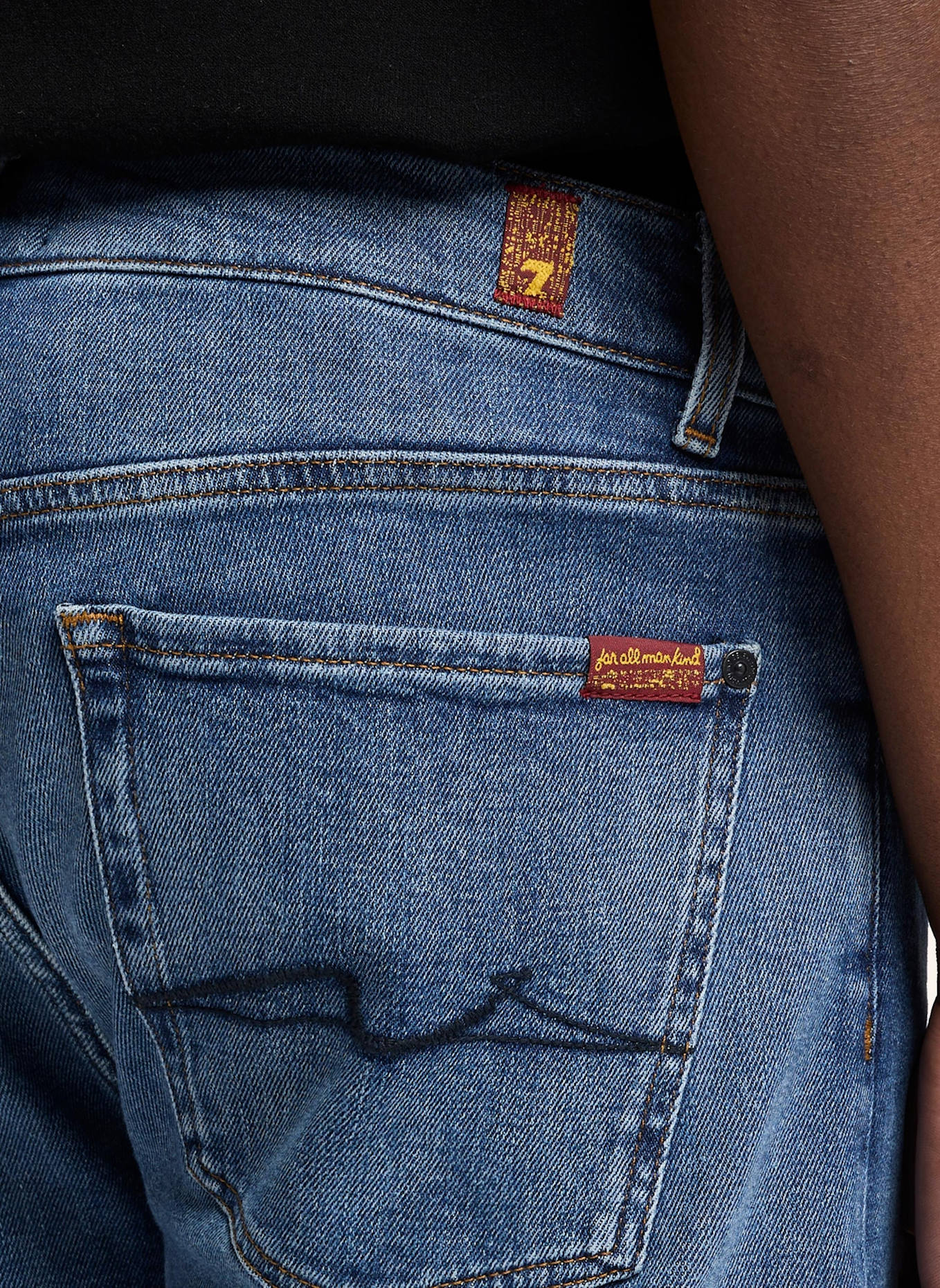 7 for all mankind Jeans THE STRAIGHT Straight Fit: BLAU