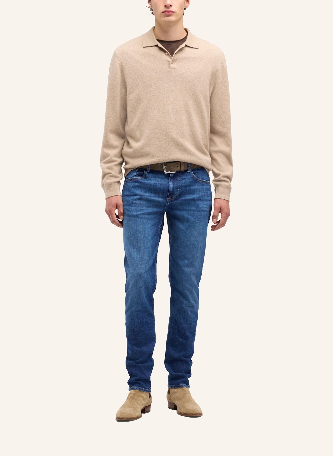 7 for all mankind Jeans SLIMMY TAPERED Skinny Fit: BLAU