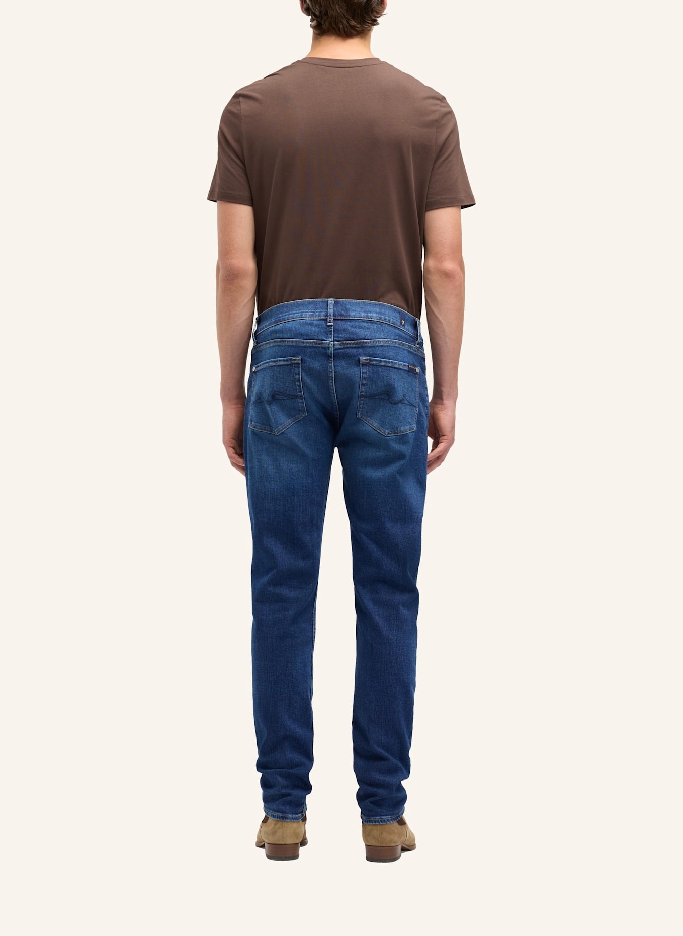 7 for all mankind Jeans SLIMMY TAPERED Skinny Fit: BLAU