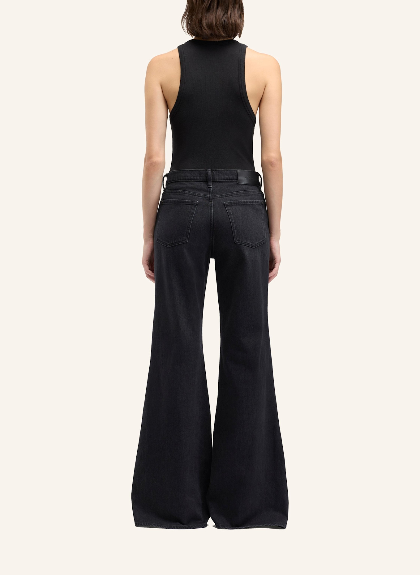 7 for all mankind Jeans RETRO FLARE Flare Fit: SCHWARZ