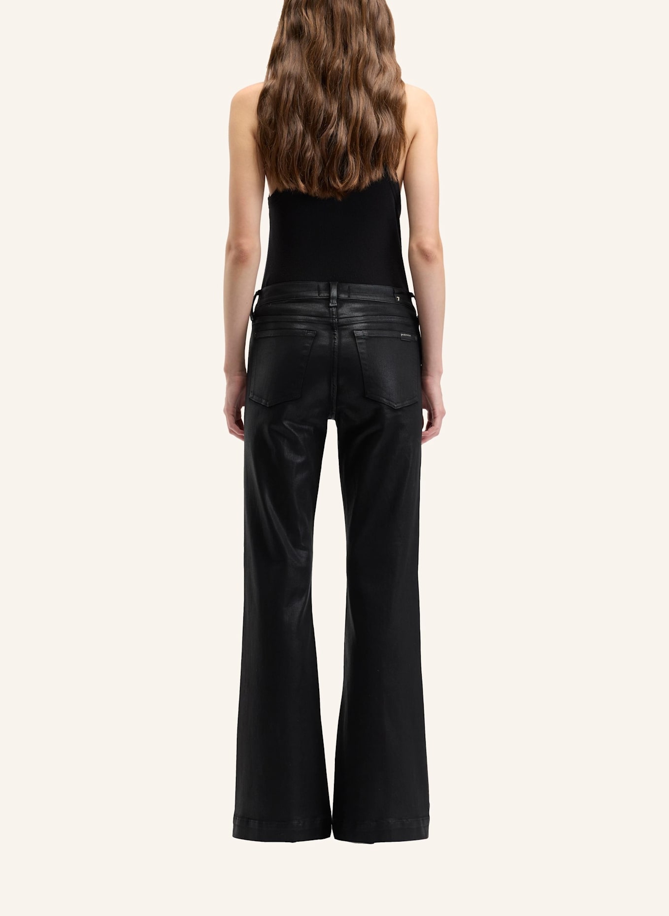 7 for all mankind Jeans DOJO TAILORLESS Flare Fit: SCHWARZ