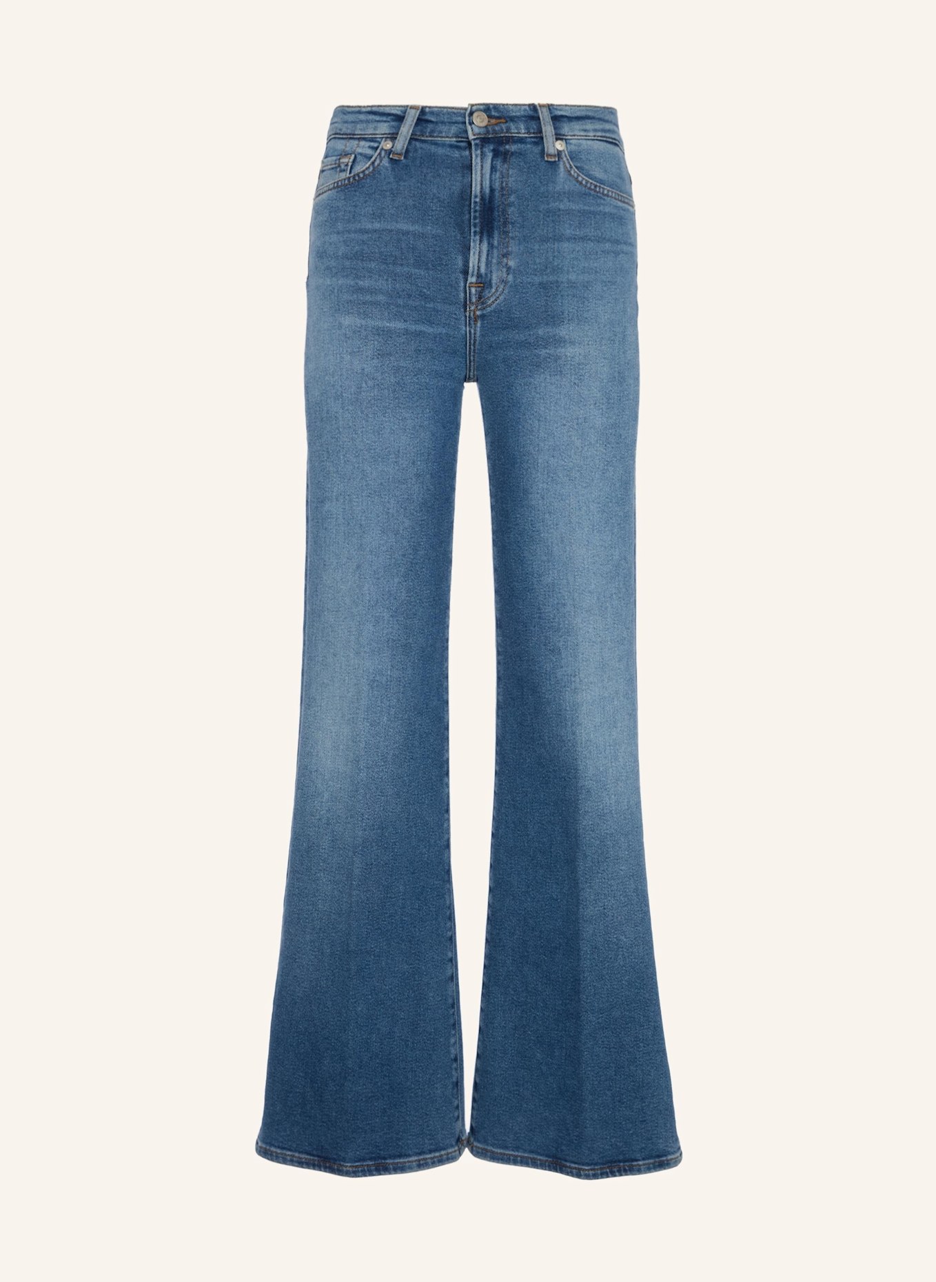 7 for all mankind Jeans MODERN DOJO TAILORLESS Flare Fit: BLAU