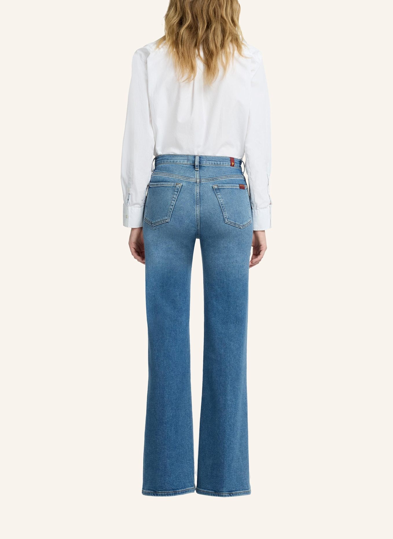 7 for all mankind Jeans MODERN DOJO TAILORLESS Flare Fit: BLAU