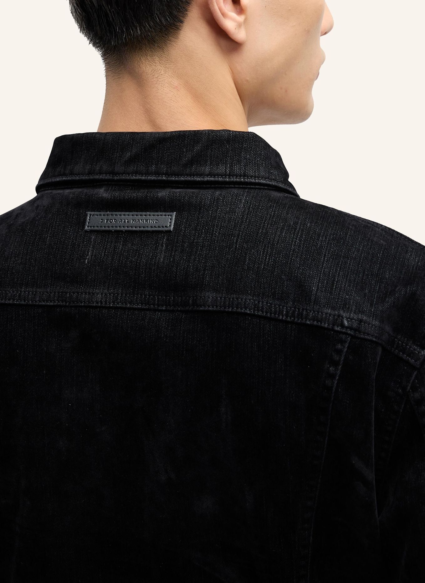 7 for all mankind PERFECT JACKET Jeansjacke: SCHWARZ