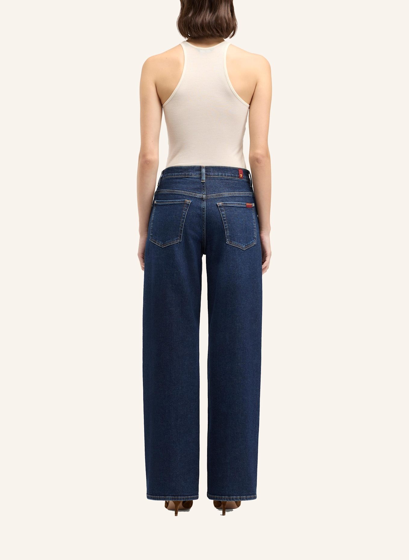 7 for all mankind Jeans STOVEPIPE STRAIGHT Straight Fit: BLAU