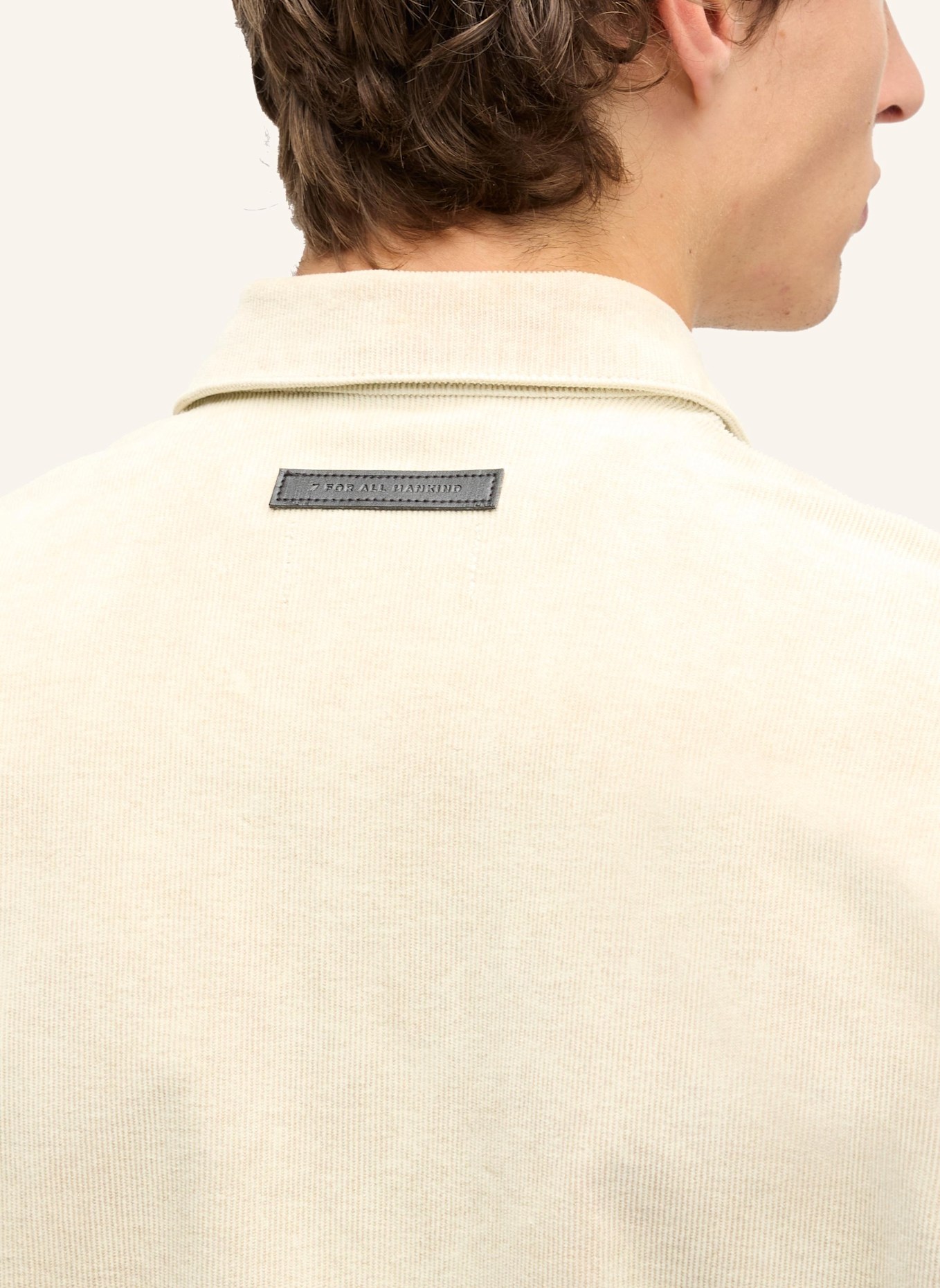 7 for all mankind OVERSHIRT: BEIGE