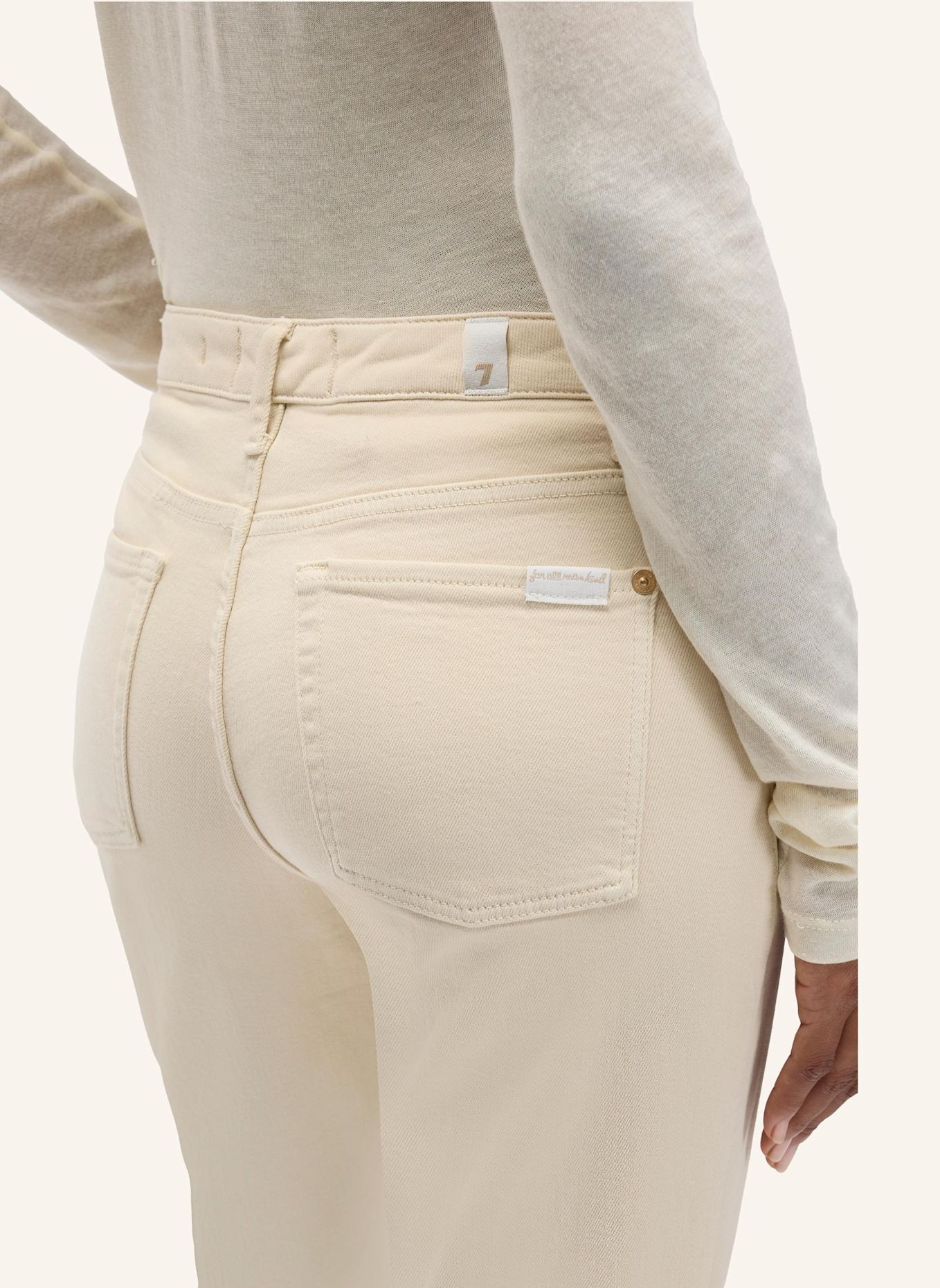 7 for all mankind Jeans CALIE STRAIGHT Straight Fit: BEIGE